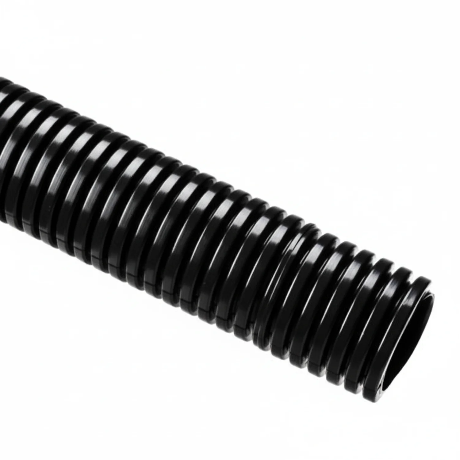 HellermannTyton 166-90197 HelaGuard Non-Metallic Conduit, Light Weight, 0.50" Dia, PA6, Black, 100 ft/Std. Reel