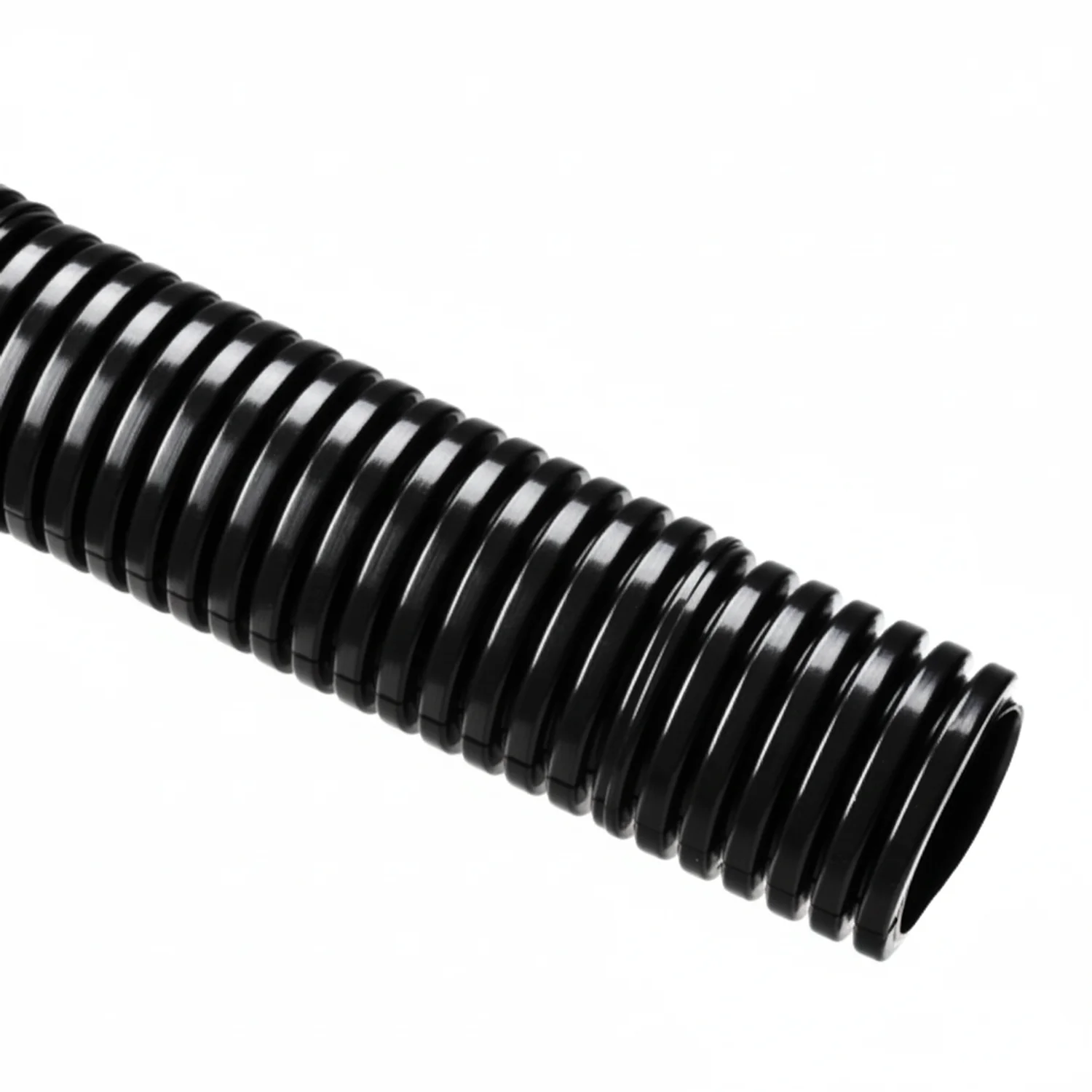 HellermannTyton 166-90199 HelaGuard Non-Metallic Conduit, Light Weight, 1.00" Dia, PA6, Black, 50 ft/Std. Reel