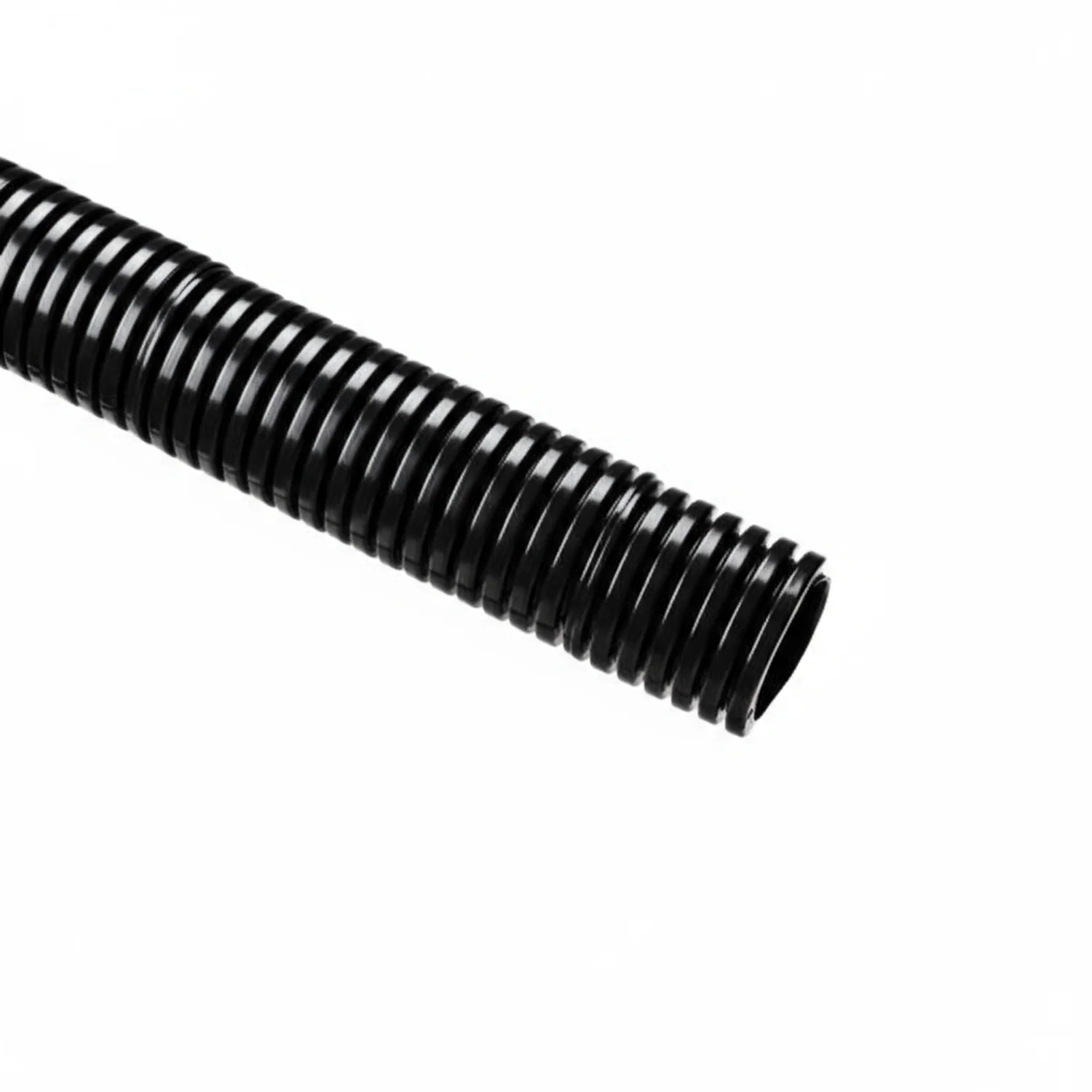 HellermannTyton 166-90463 HelaGuard Non-Metallic Conduit, Std. Weight, 2.0" Dia, Nylon PA6, Black, 25ft/reel