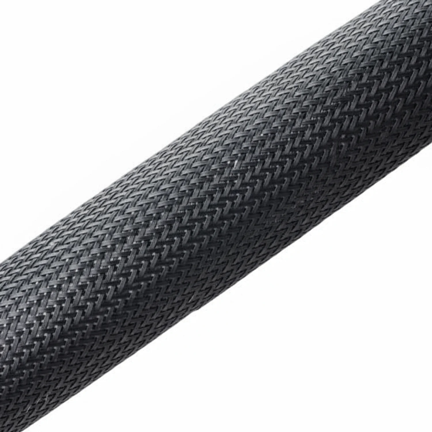 HellermannTyton 170-03021 Braided Sleeving, Expandable, Fray Resistant, Flame Retardant, 1.5" Dia, PET, Black, 50 ft/reel