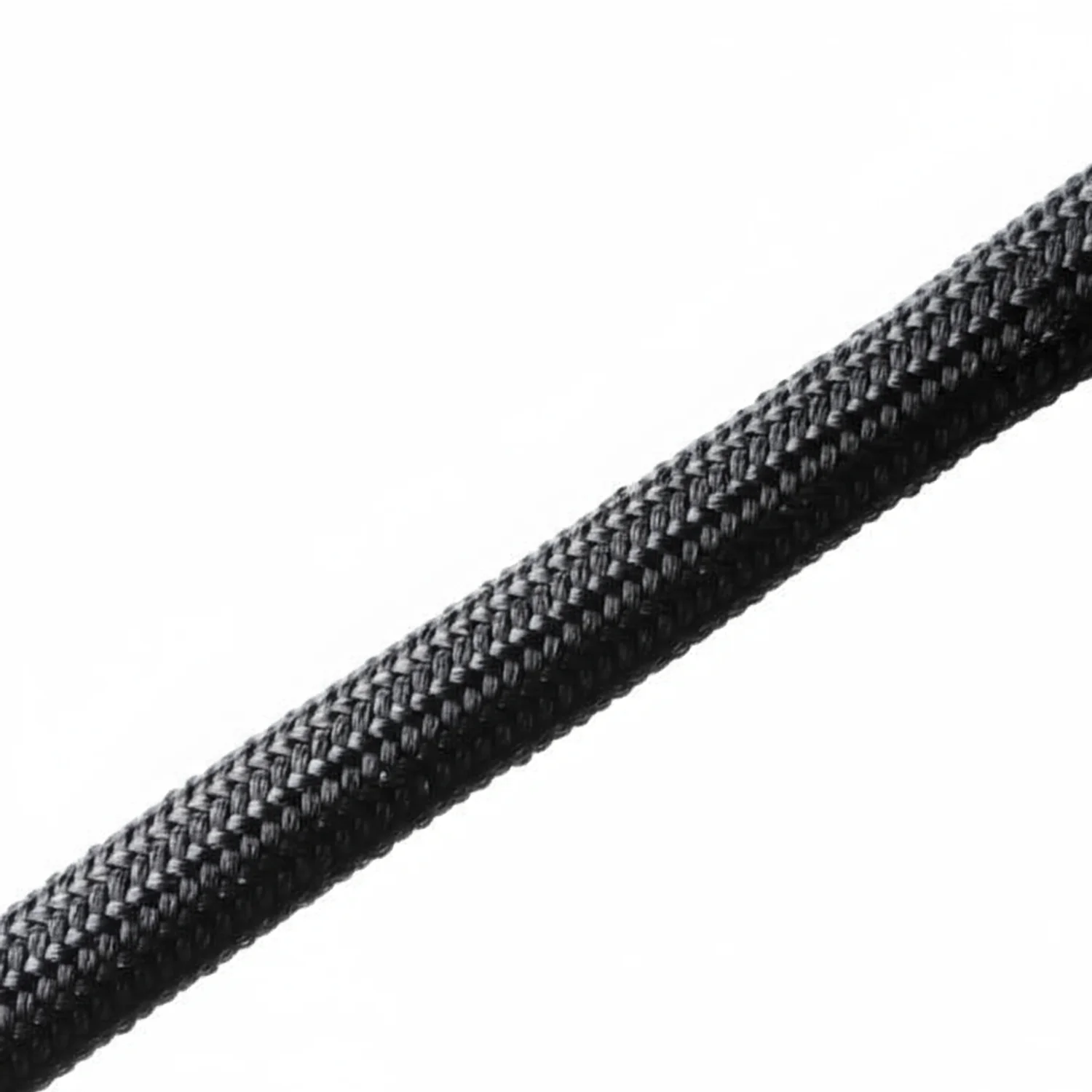HellermannTyton 170-03050 Braided Sleeving, Resin Coated Fiberglass, .25" Dia, GF, Black, 200 ft/bulk reel