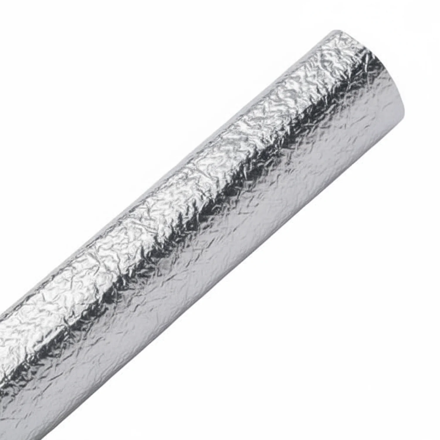 HellermannTyton 170-03062 Braided Sleeving, Aluminum Laminated Fiberglass, .5 Dia, AL/GF, Silver, 100 ft/reel