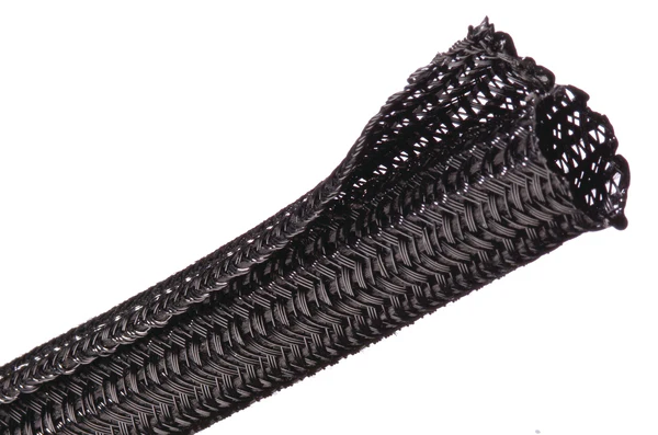 HellermannTyton 170-03140 Braided Sleeving, Split Wrap, Flame Retardant, .125" Dia, PET, Black, 400 ft/bulk reel - Image 2