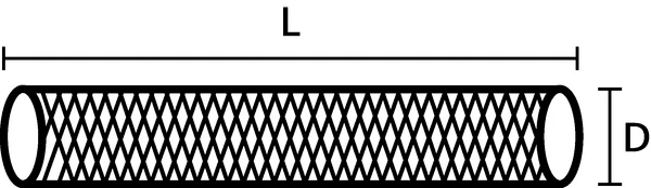 HellermannTyton 170-03140 Braided Sleeving, Split Wrap, Flame Retardant, .125" Dia, PET, Black, 400 ft/bulk reel - Image 3