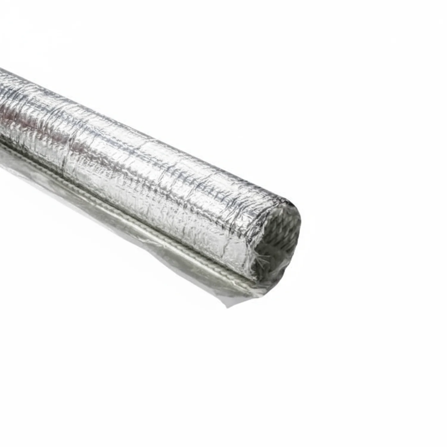 HellermannTyton 170-03191 Braided Wrap, Aluminum Laminated Fiberglass, 4' Long Stick, .38" Dia, AL/GF, Silver, 30/box
