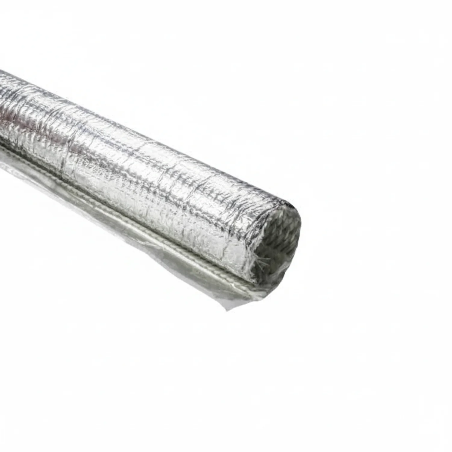 HellermannTyton 170-03192 Braided Wrap, Aluminum Laminated Fiberglass, 4' Long Stick, .5" Dia, AL/GF, Silver, 25/box
