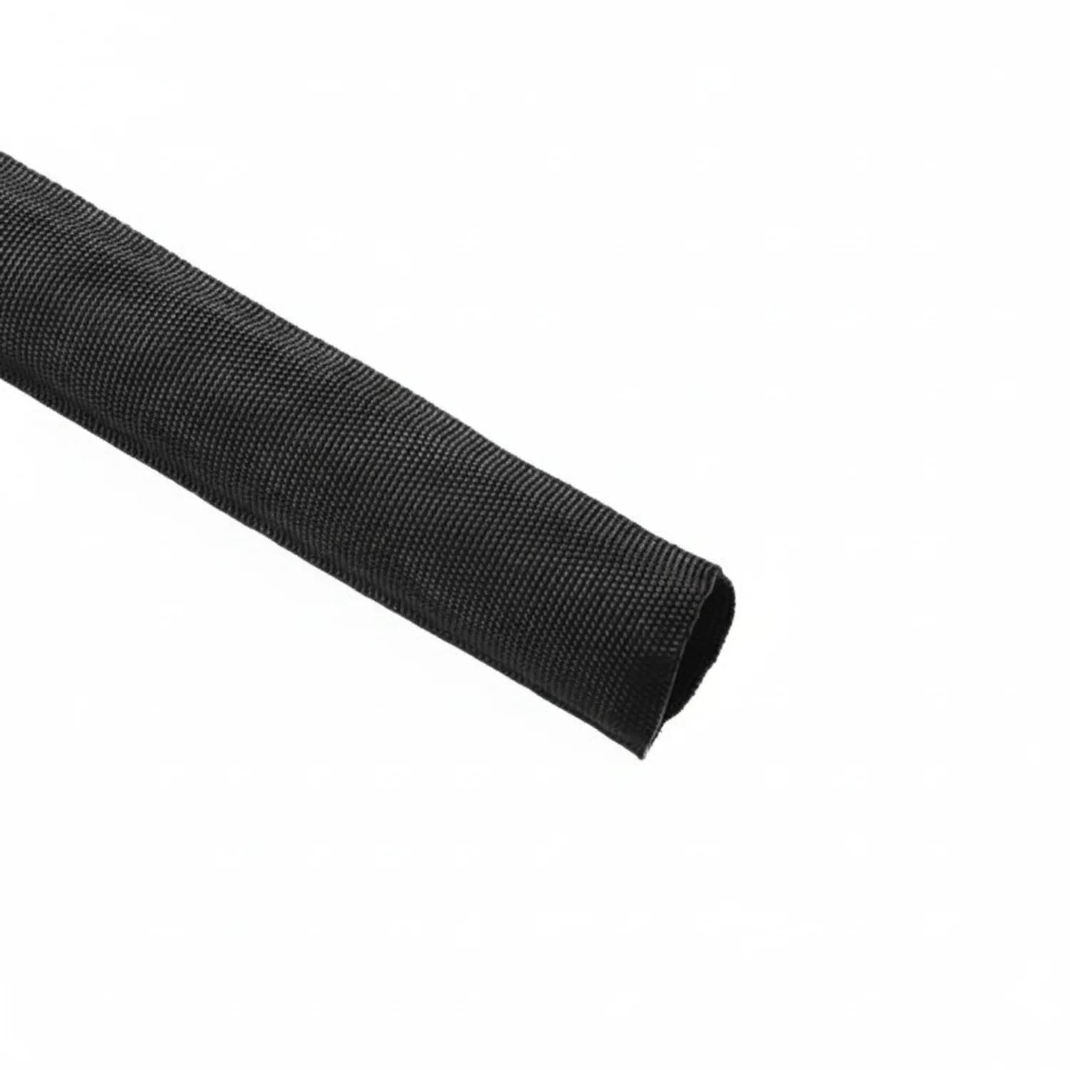 HellermannTyton 170-03205 Braided Sleeving, Heavy-Duty, 2" Dia, PA6, Black, 50 ft/reel