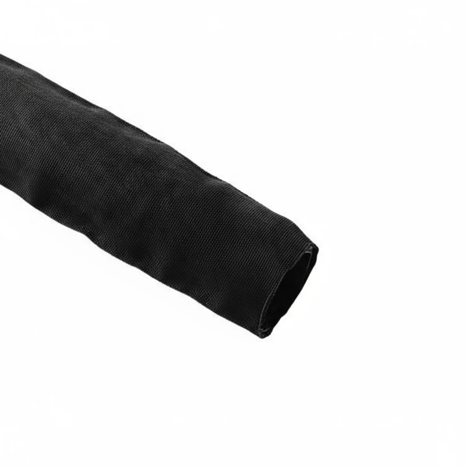 HellermannTyton 170-03207 Braided Sleeving, Heavy-Duty, 3" Dia, PA6, Black, 25 ft/reel
