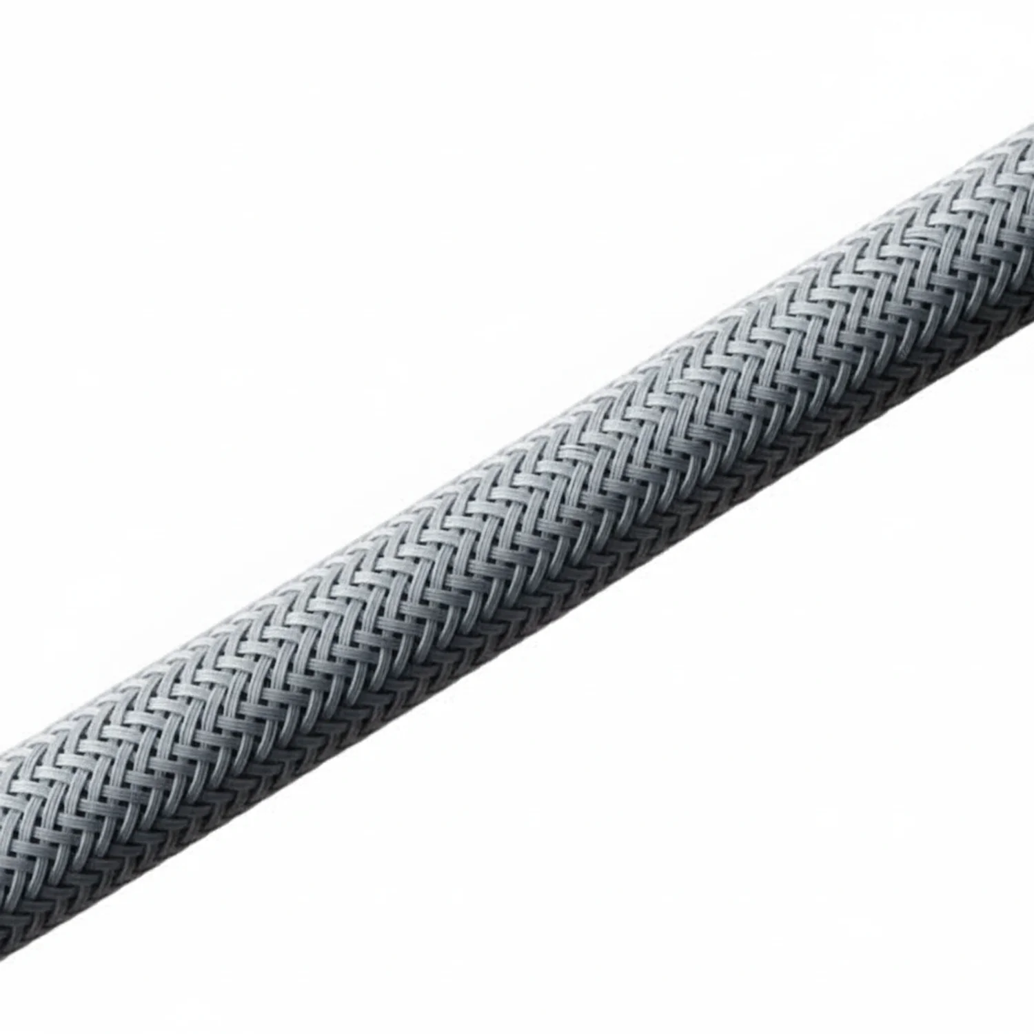 HellermannTyton 170-22500 Helagaine Braided Sleeving, 25 mm Dia, PA66, GY, 164ft/Reel