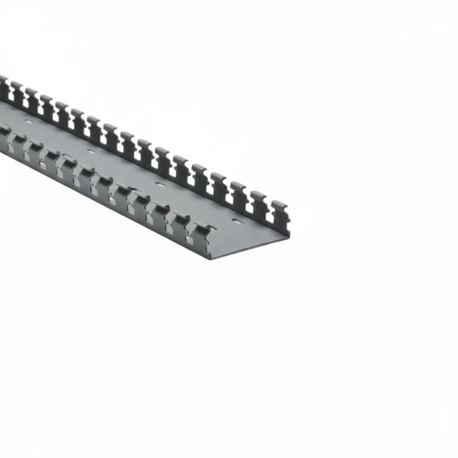 HellermannTyton 181-00558 Slotted Wall Wiring Duct, 3" X 1", Non-Adhesive, PVC, Gray, 120ft/Carton
