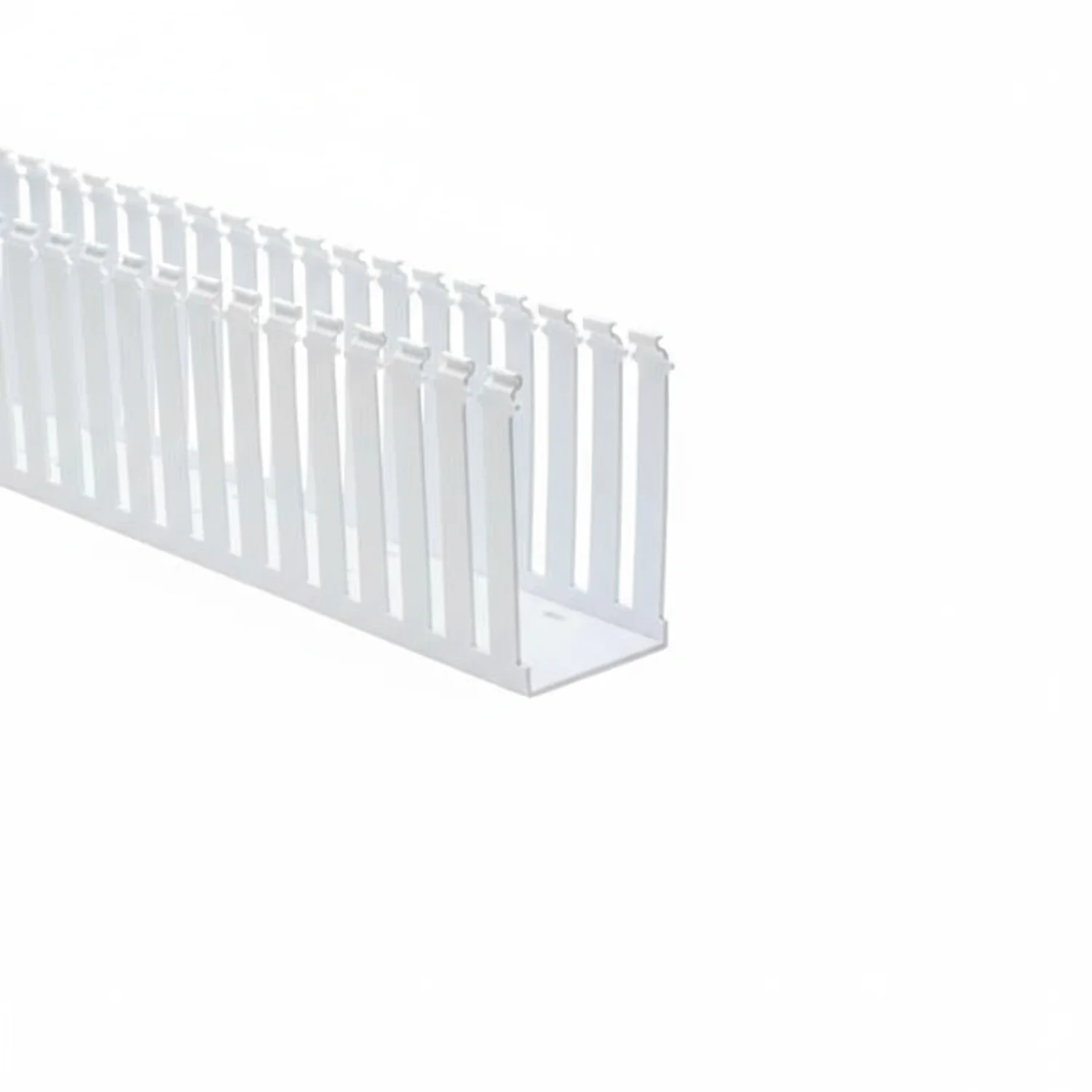 HellermannTyton 181-00560 Slotted Wall Wiring Duct, 3" X 5", Non-Adhesive, PVC, White, 120ft/Carton