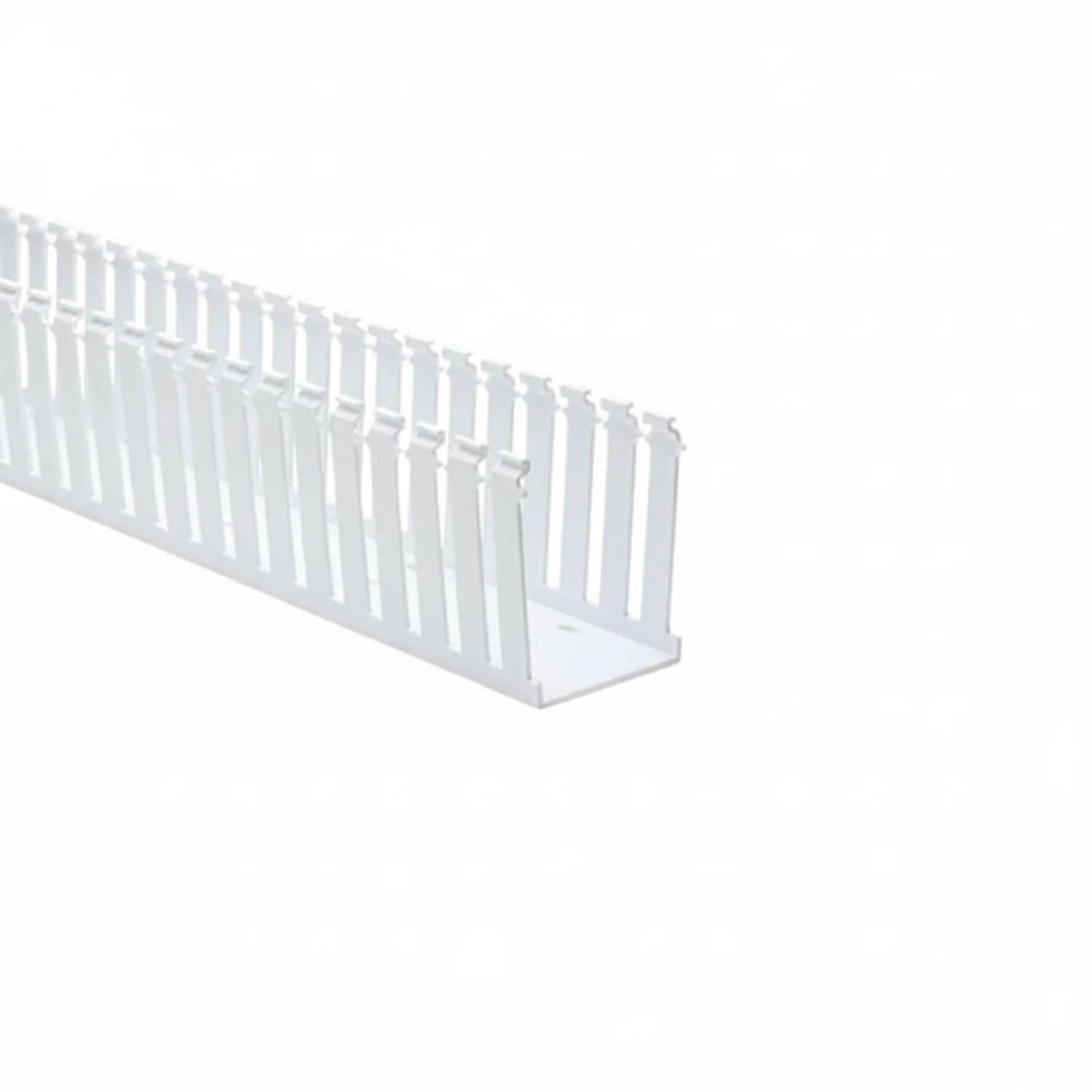 HellermannTyton 181-00590 Slotted Wall Wiring Duct, 3" X 4", Adhesive, PVC, White, 120ft/Carton