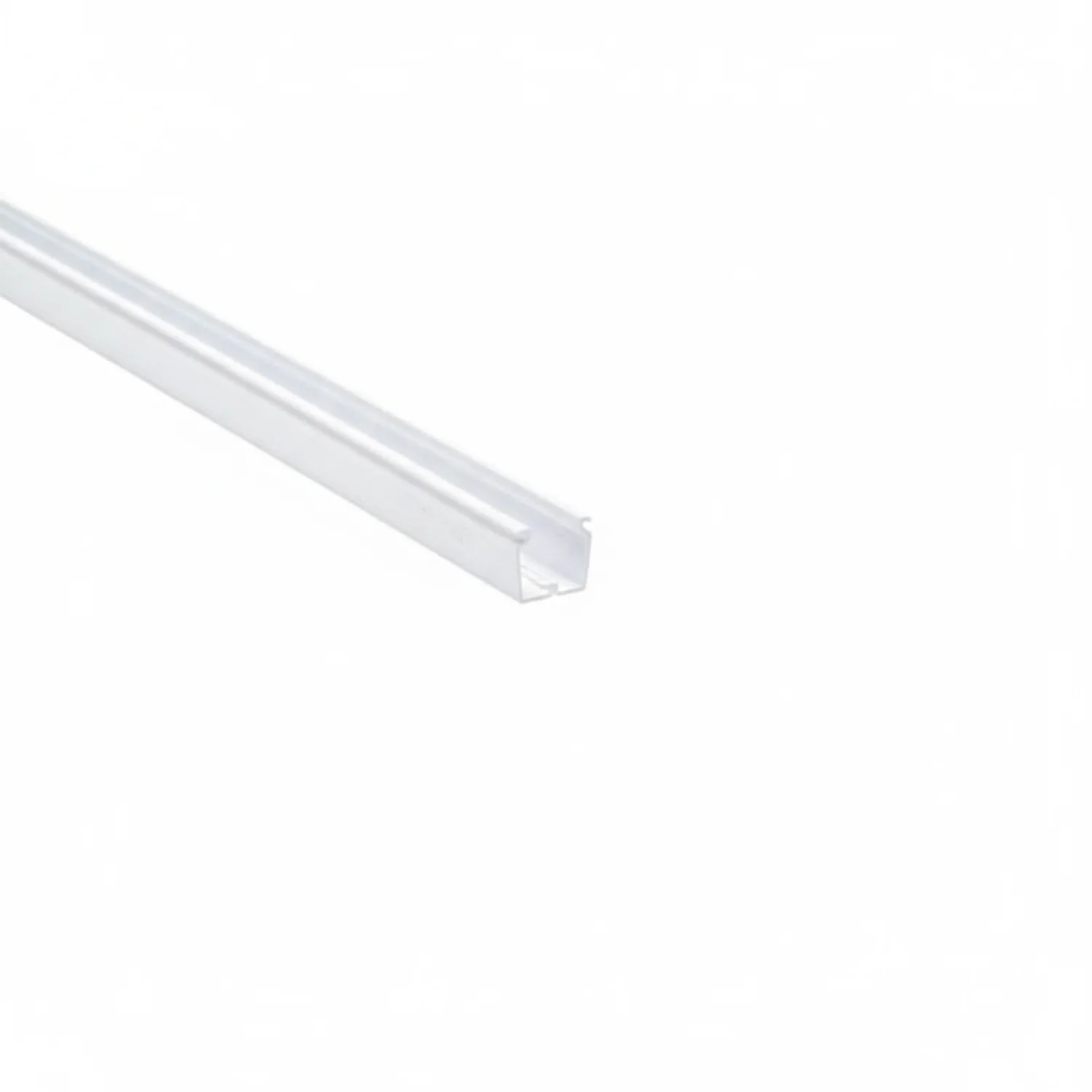 HellermannTyton 181-11004 Solid Wall Wiring Duct, 1" X 1", Non-Adhesive, PVC, White, 30ft/Box