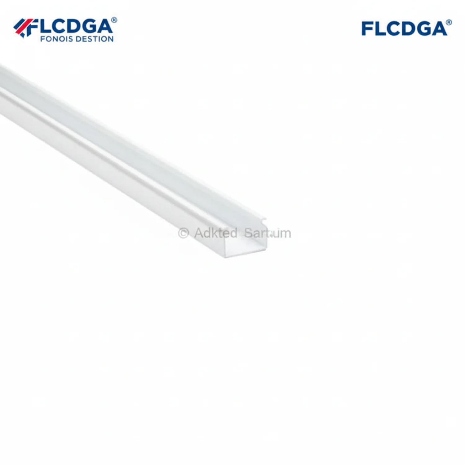 HellermannTyton 181-15102 Solid Wall Wiring Duct, 1.5" X 1", Non-Adhesive, PVC, White, 120ft/Carton