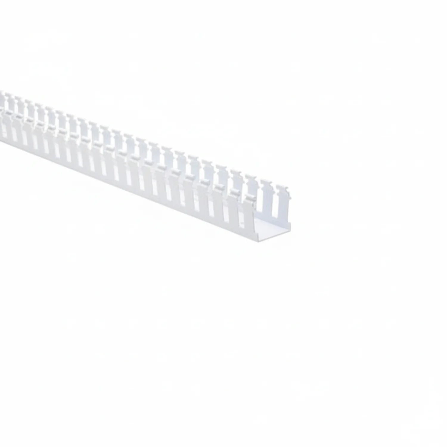HellermannTyton 181-22034 Slotted Wall Wiring Duct, 2" X 2", Adhesive, PVC, White, 120ft/Carton