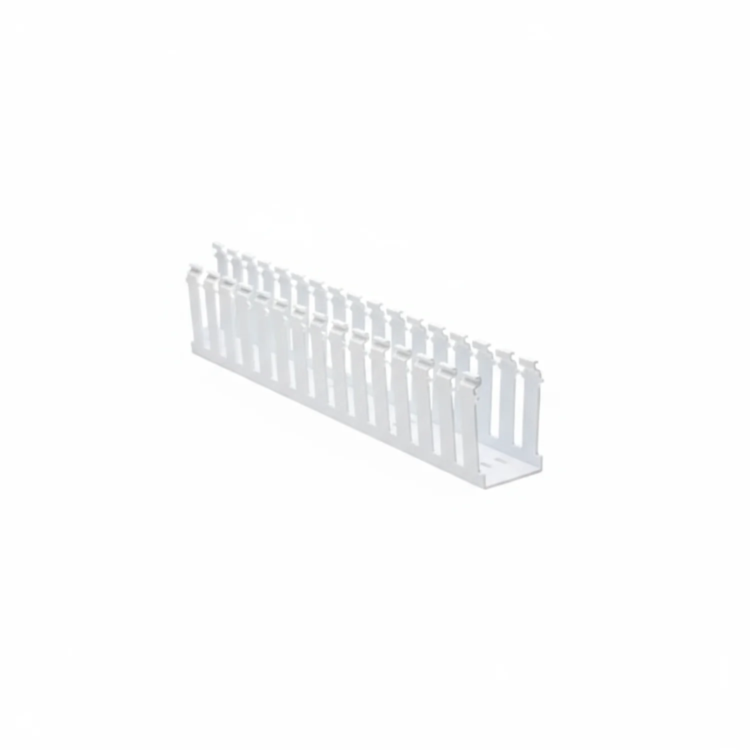 HellermannTyton 181-23011 Slotted Wall Wiring Duct, 2" X 3", Adhesive, PVC, White, 30ft/Box