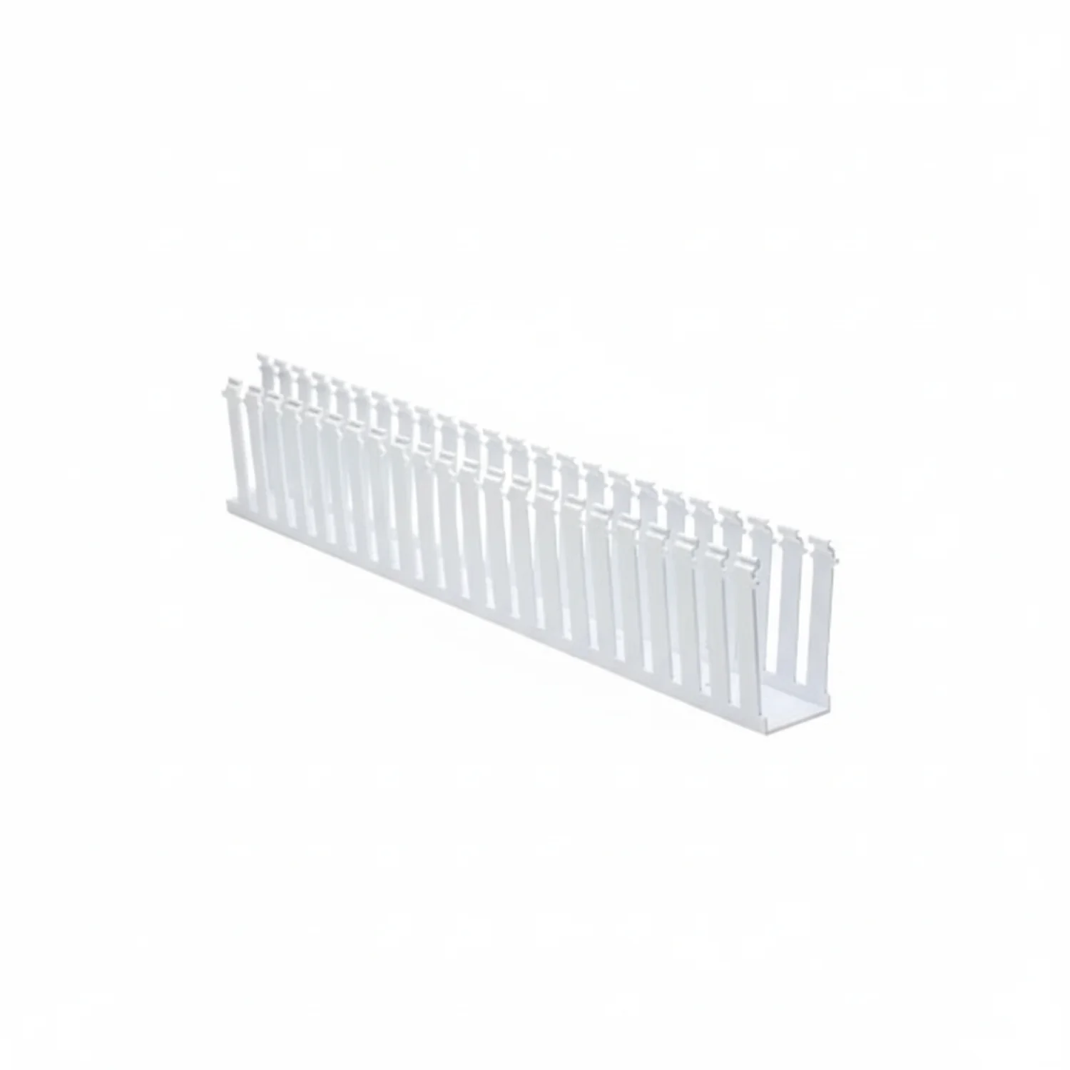 HellermannTyton 181-24014 Slotted Wall Wiring Duct, 2" X 4", Adhesive, PVC, White, 120ft/Carton