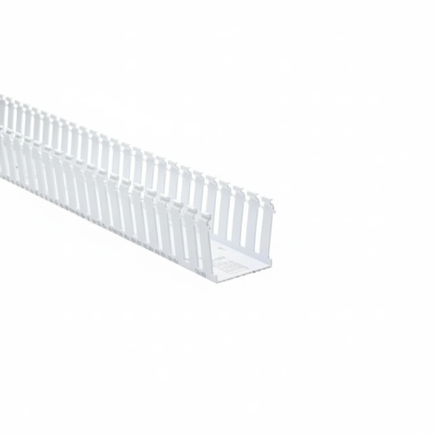HellermannTyton 181-33022 Slotted Wall Wiring Duct, 3" X 3", Adhesive, PVC, White, 120ft/Carton