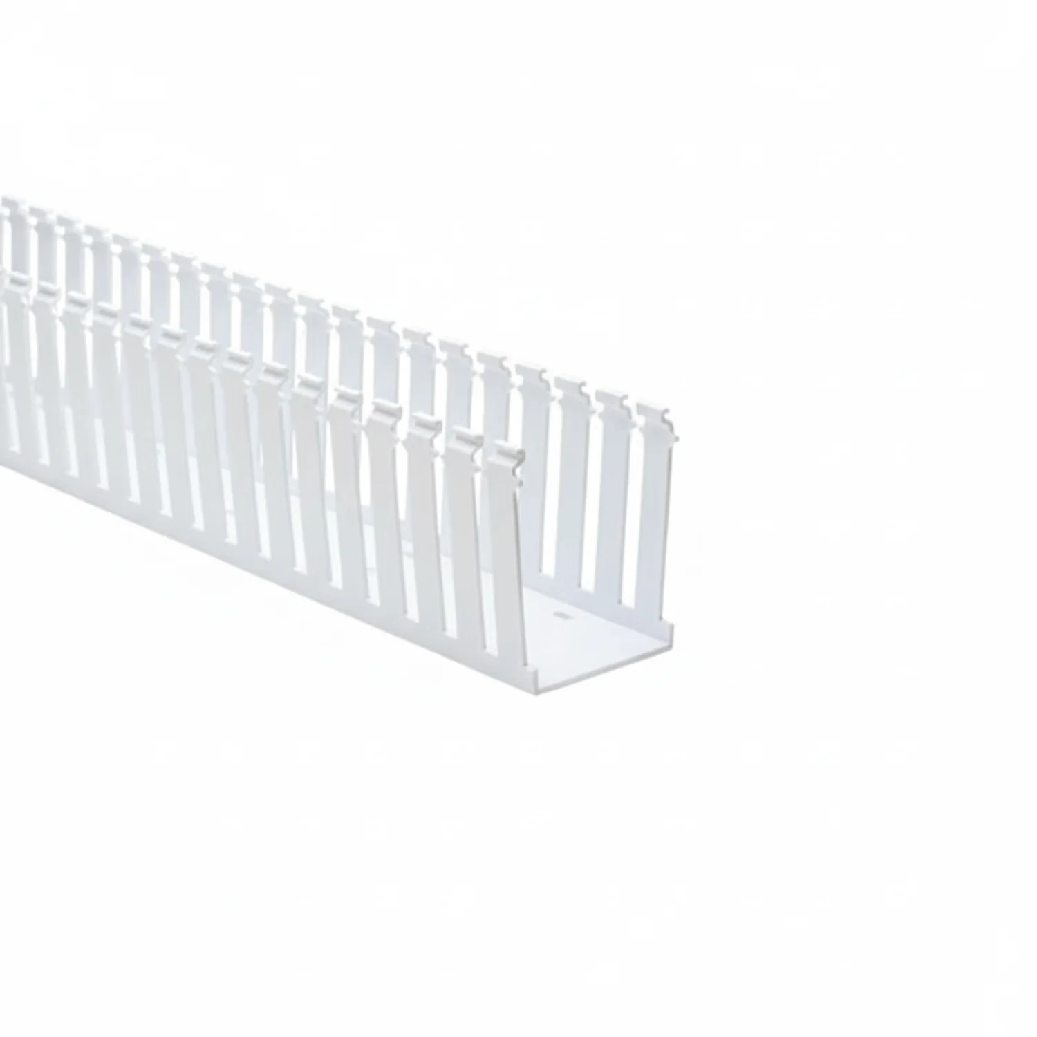 HellermannTyton 181-34007 Slotted Wall Wiring Duct, 3" X 4", Non-Adhesive, PVC, White, 120ft/Carton