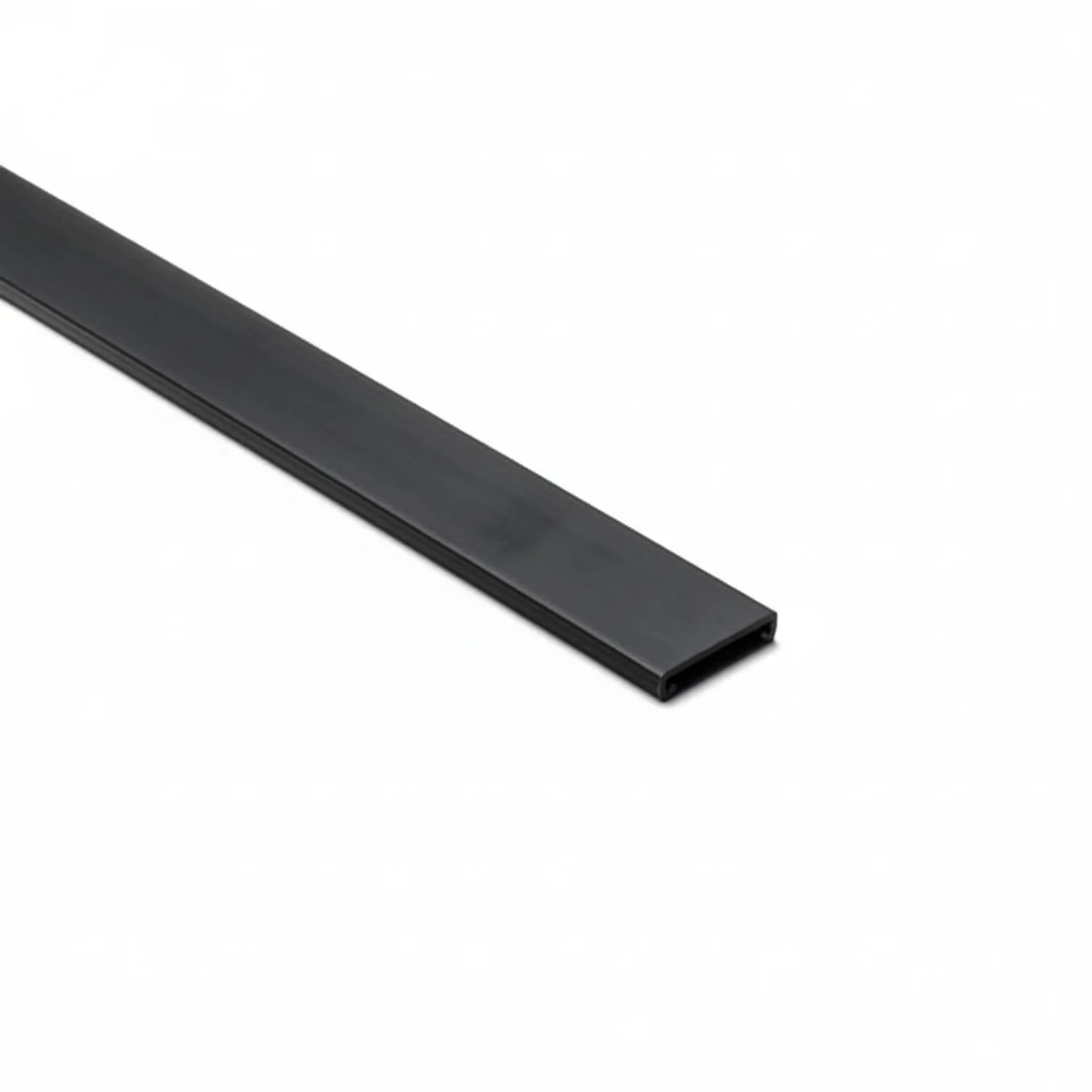 HellermannTyton 181-91516 Wiring Duct Cover for 1-1/2" Duct, 6 ft Long, PVC, Black, 30ft/box