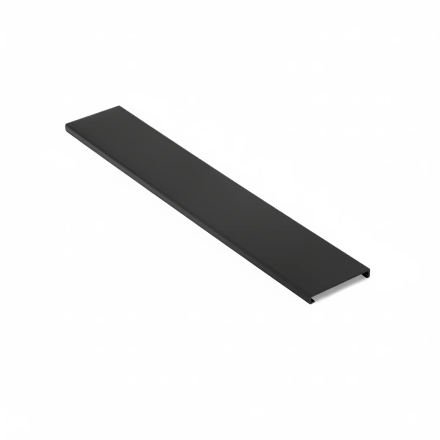 HellermannTyton 181-92001 Wiring Duct Cover for 2" Duct, 6 ft Long, PVC, Black, 120 ft/carton