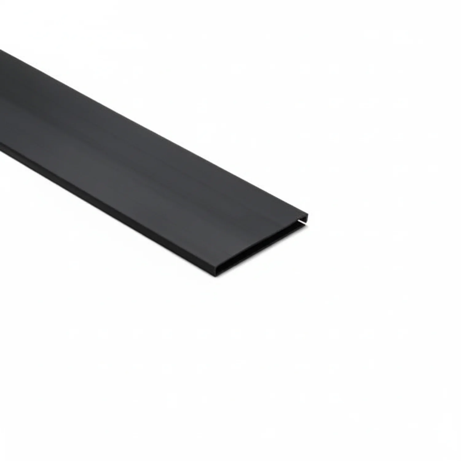 HellermannTyton 181-94003 Wiring Duct Cover for 4" Duct, 6 ft Long, PVC, Black, 120 ft/carton