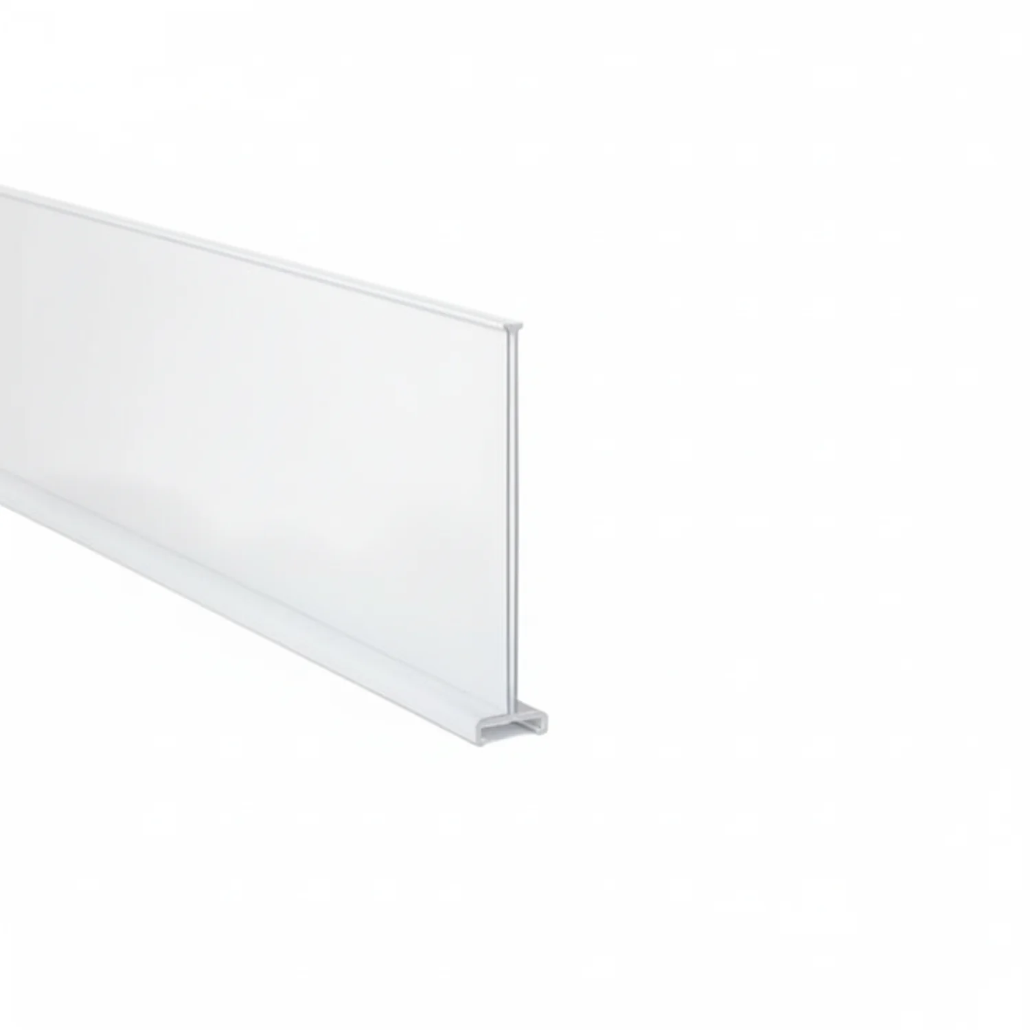 HellermannTyton 181-94013 Wiring Duct Cover for 4" Duct, 6 ft Long, PVC, White, 30ft/box