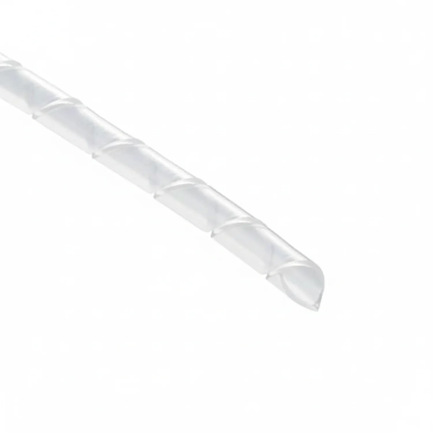 HellermannTyton 1N9C Spiralwrap Protective Sheathing, .13" Diameter, PA6, Natural, 100 ft/roll