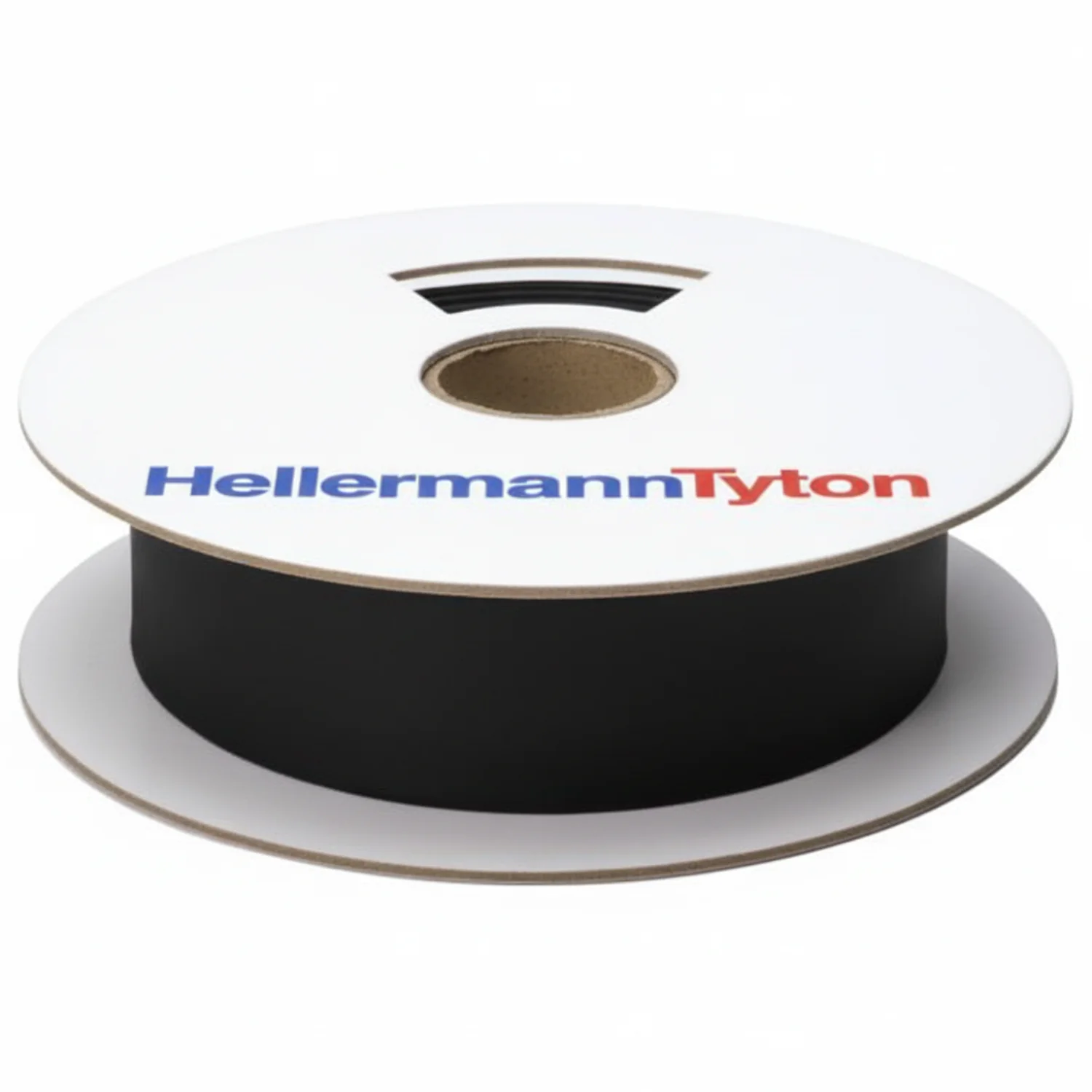 HellermannTyton 309-60108 Heat Shrink Tubing, Mini Reel, 2:1 Shrink Ratio, 1/16", 1.6/0.8 Dia, PO, Black, 100 ft/reel