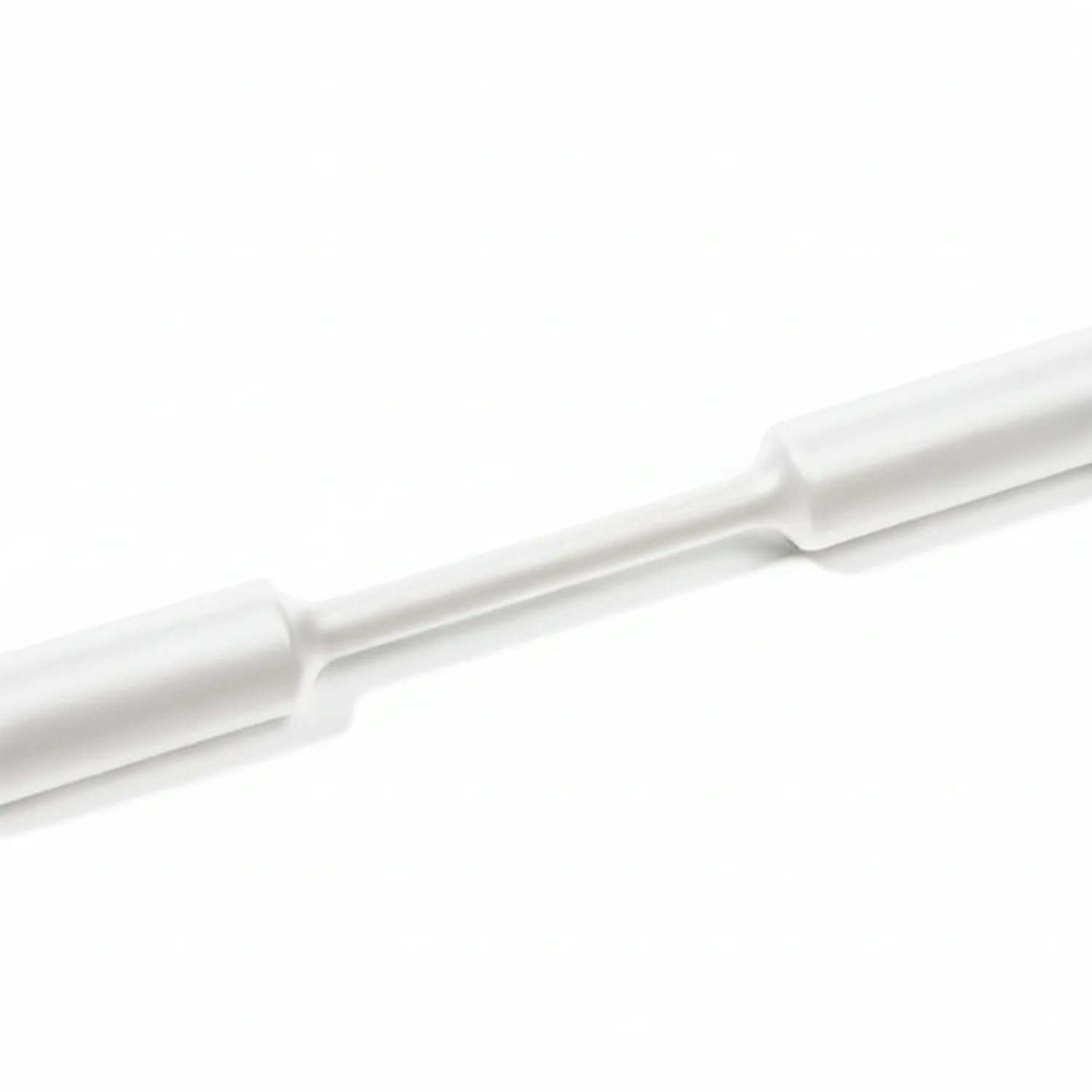 HellermannTyton 309-65178 Heat Shrink Tubing, 4' Long Stick, 2:1 Shrink Ratio, 3/4", 19.1/9.5 Dia, PO, White, 5/pkg