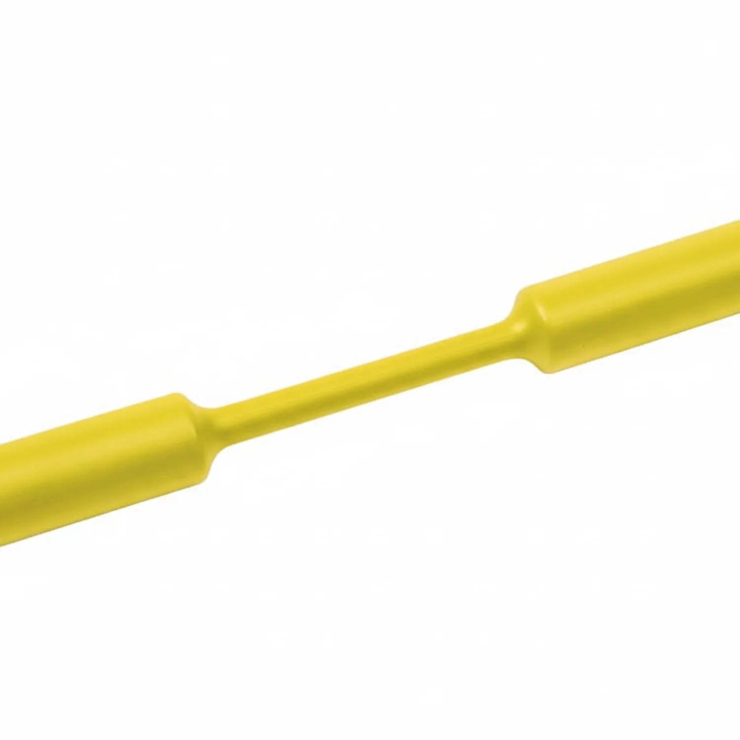 HellermannTyton 309-65179 Heat Shrink Tubing, 4' Long Stick, 2:1 Shrink Ratio, 3/4", 19.1/9.5 Dia, PO, Yellow, 5/pkg