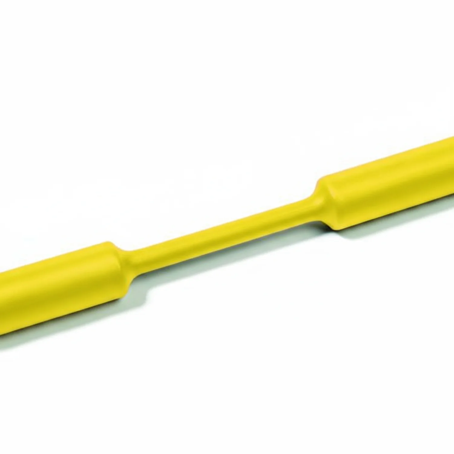HellermannTyton 309-65305 Heat Shrink Tubing, 4' Long Stick, 2:1 Shrink Ratio, 1.50", 38.1/19.1 Dia, PO, Yellow, 6/pkg
