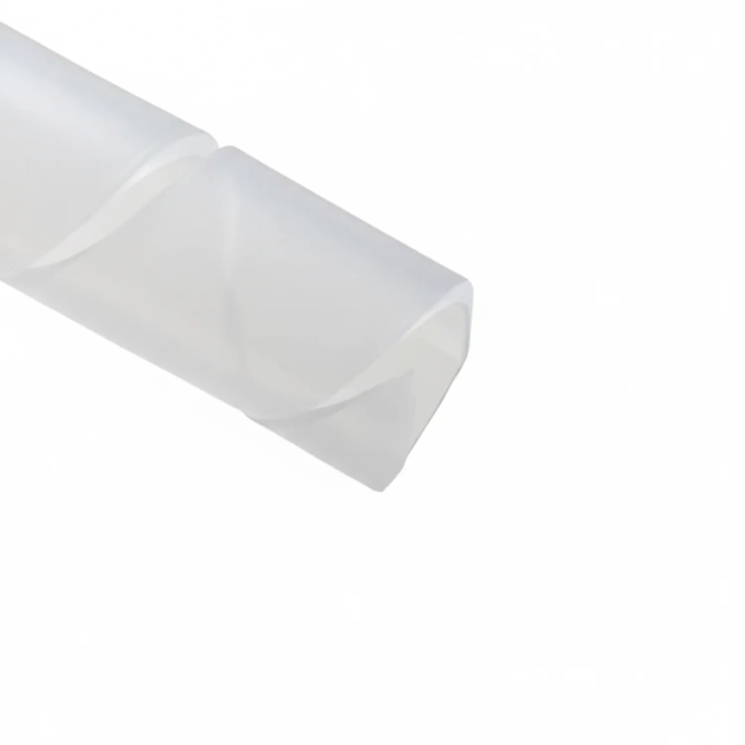 HellermannTyton 3NFP9C Spiralwrap Protective Sheathing, .5" Diameter, PE, Natural, 100 ft/roll