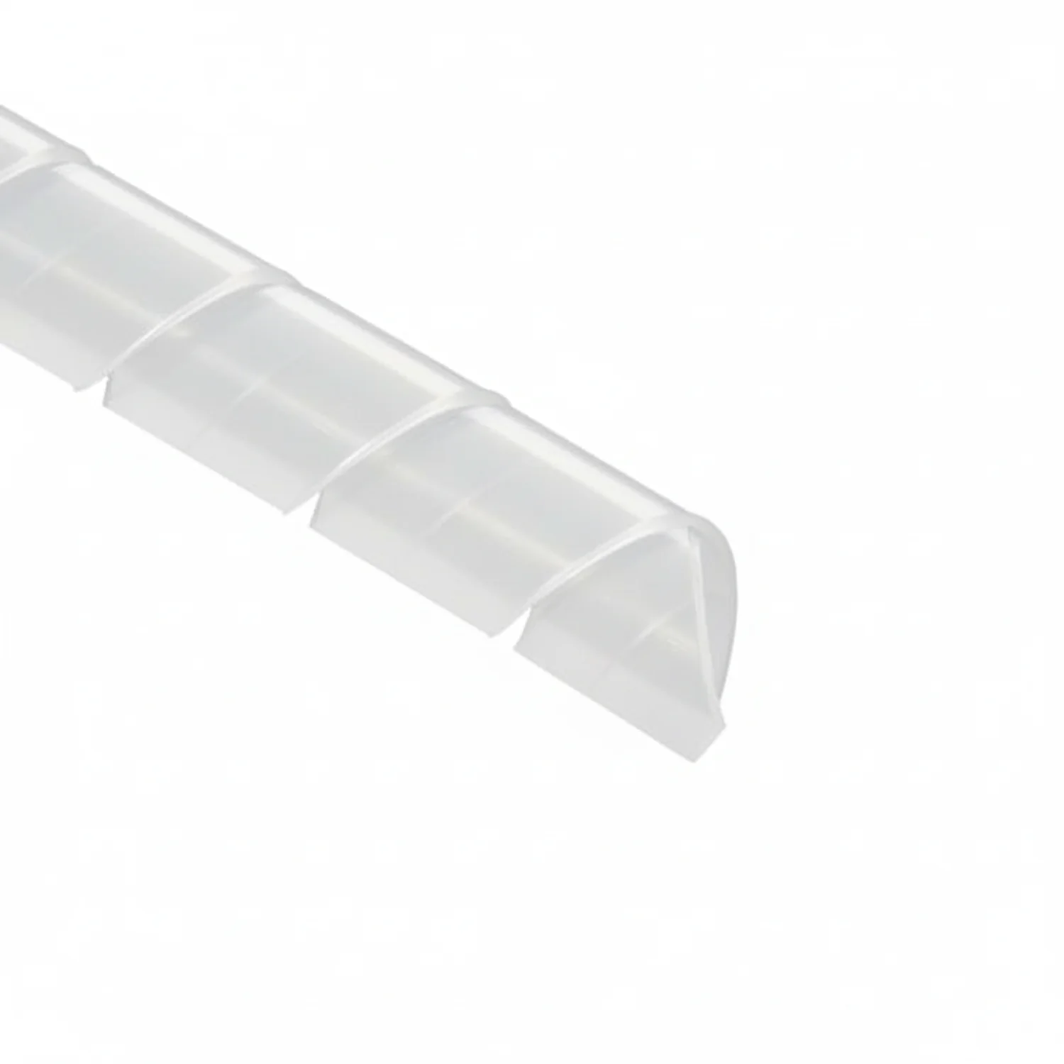 HellermannTyton 3P9C Spiralwrap Protective Sheathing, .5" Diameter, PTFE, Natural, 100 ft/roll