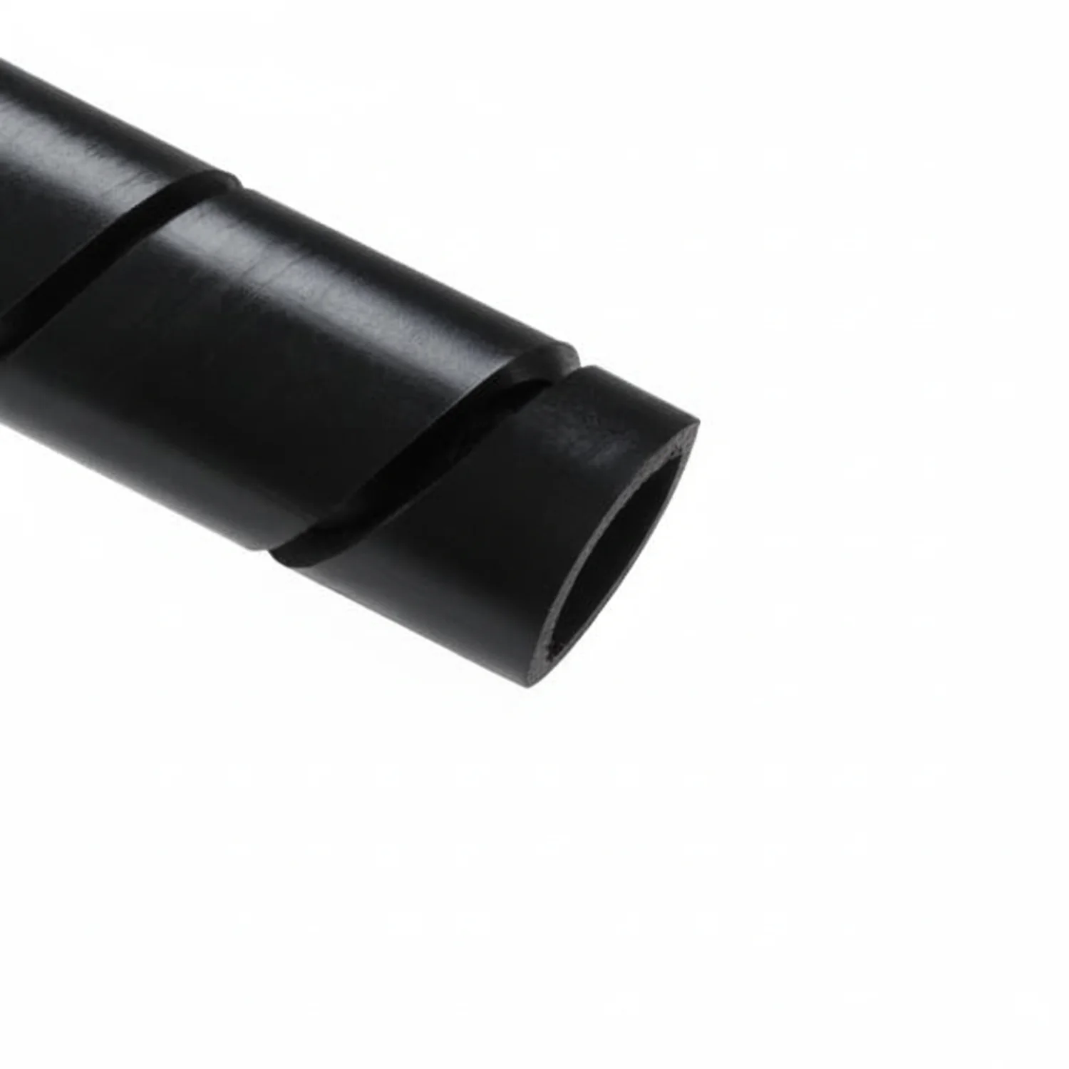HellermannTyton 4FRP0C Spiralwrap Protective Sheathing, .75" Diameter, PE-FR, Black, 100 ft/roll