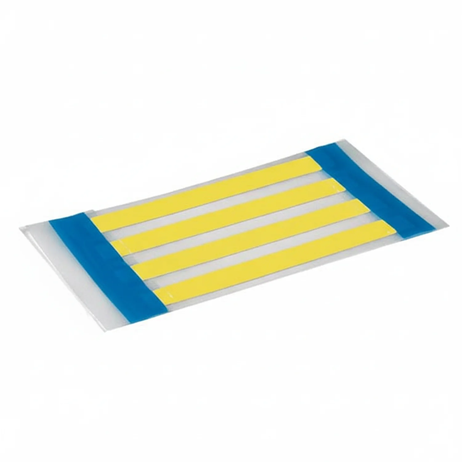 HellermannTyton 553-50077 Heat Shrink Labels, Single Side, 2-Slit, .125" (3.17mm), PO-X, Yellow, 3000/box