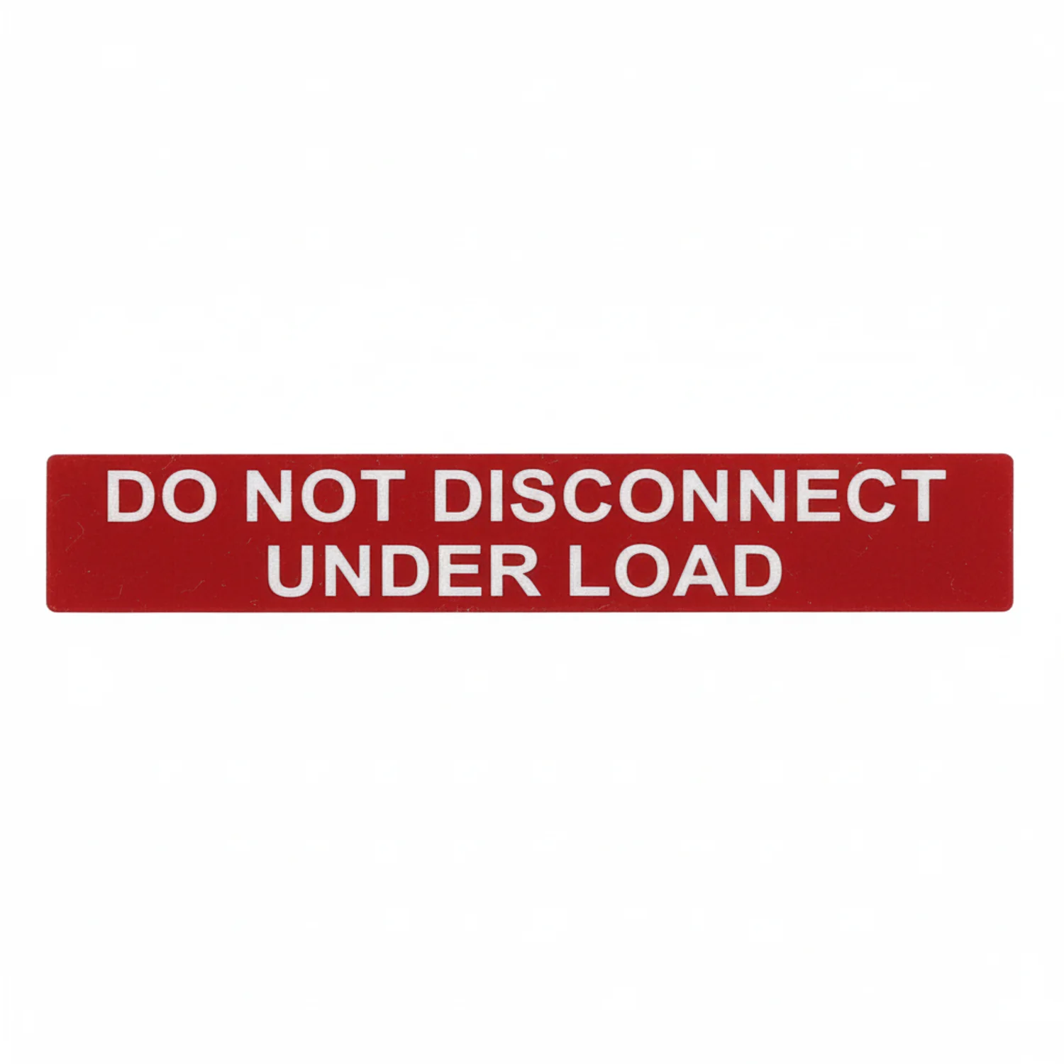 HellermannTyton 596-00244 Solar Label, Reflective, 2017 Code, DO NOT DISCONNECT UNDER LOAD, 6.5" x 1.0", VL, Red, 50/pkg
