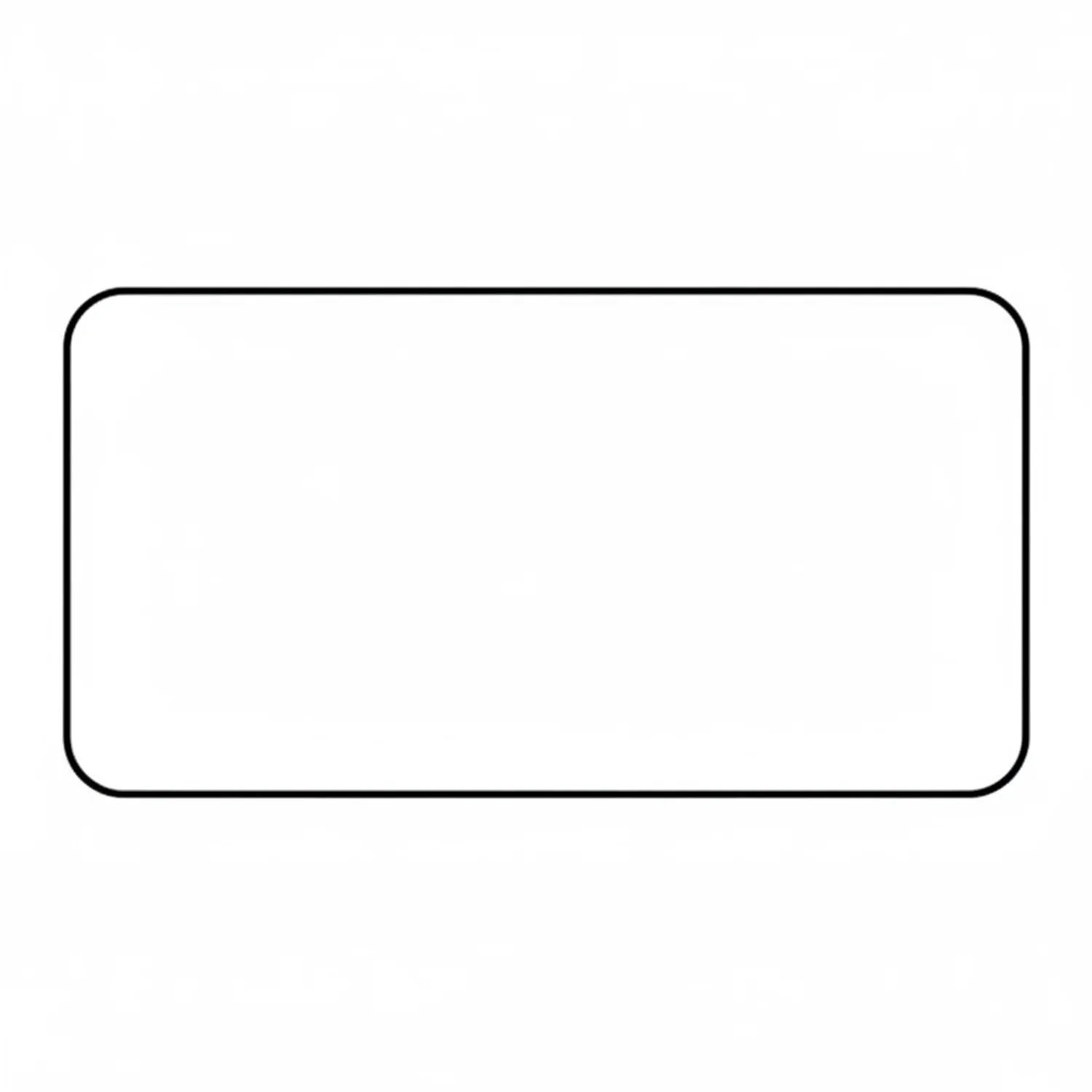 HellermannTyton 596-73833 Thermal Transfer Labels, High-Bond Adhesive, 2.0" x 1.0", Polyester, White, 3000/roll
