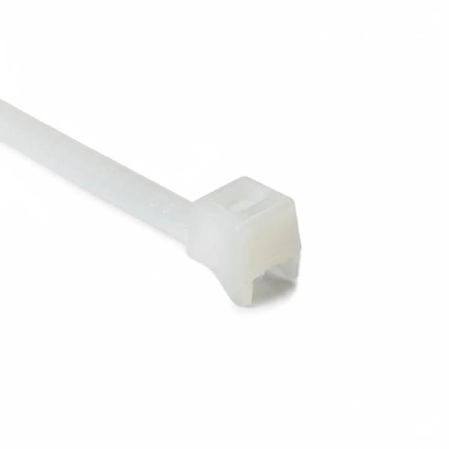 HellermannTyton CTT60R9M4 Clamp Tie, 8" Long, 60lb Tensile Strength, PA66, Natural, 1000/pkg