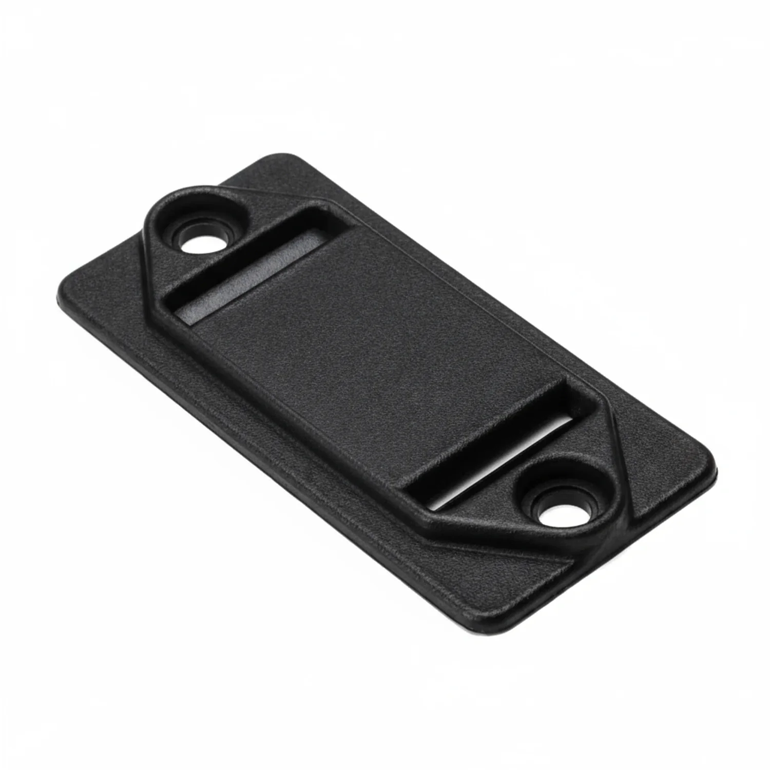 HellermannTyton GTM100A0C2 Grip Tie Mount for .75" Wide Grip Tie, Adhesive, PA66UV, Black, 100/pkg