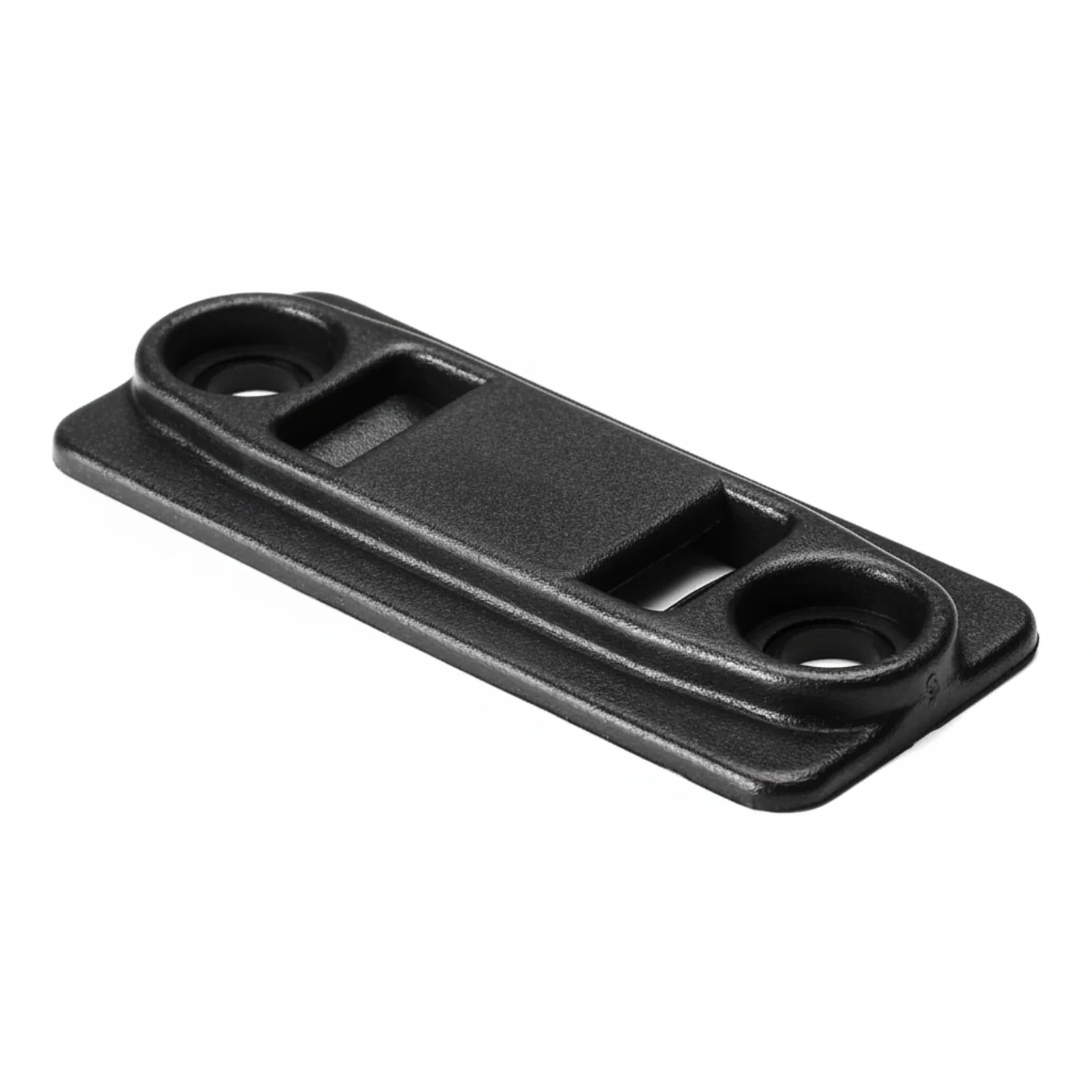 HellermannTyton GTM50A0C2 Grip Tie Mount for .5" Wide Grip Tie, Adhesive, PA66UV, Black, 100/pkg