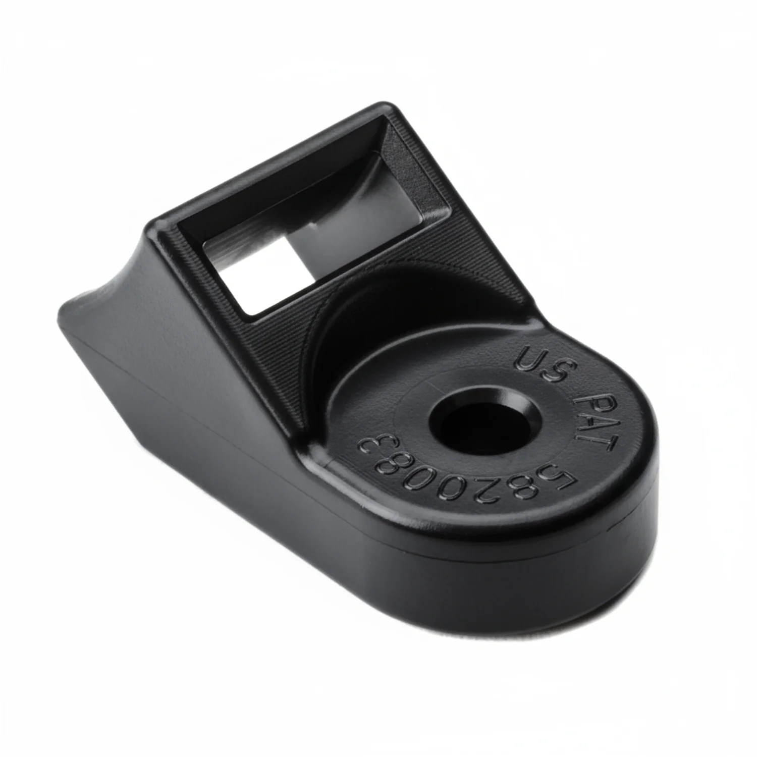 HellermannTyton HDM190HIRC2 Standard Torque Cable Tie Mount, Mtg Hole Dia. 0.1875", Max Torque 115.0 in lbs, PA66HIRHSUV, Black, 100/pkg