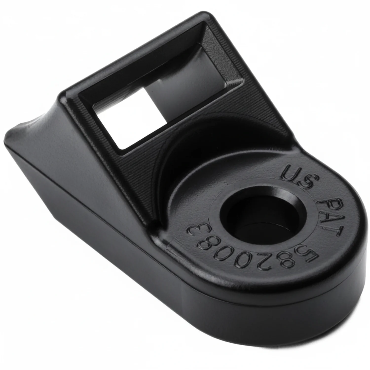 HellermannTyton HDM250HIRC2 Standard Torque Cable Tie Mount, Mtg Hole Dia. 0.25", Max Torque 115.0 in lbs, PA66HIRHSUV, Black, 100/pkg