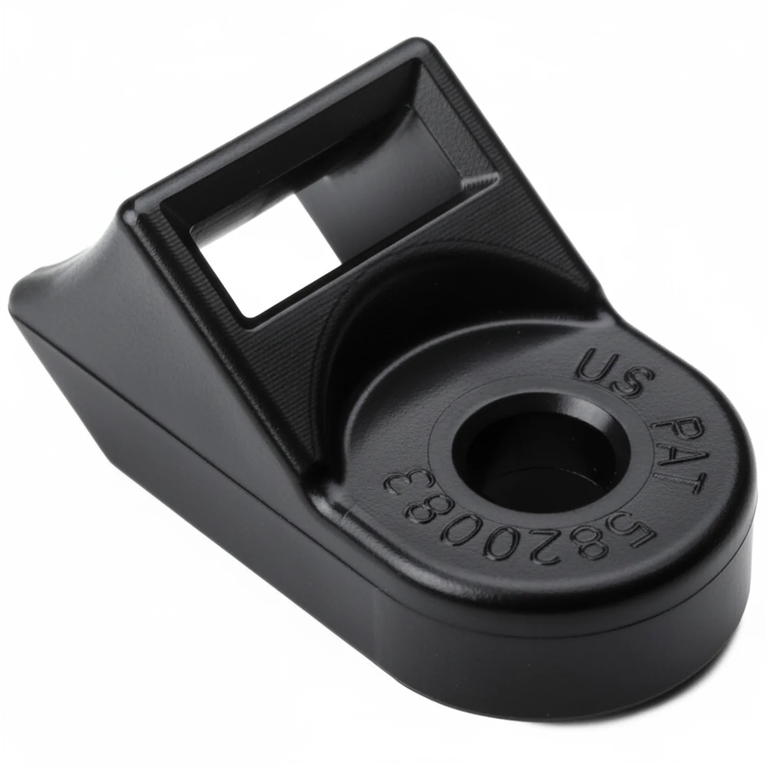HellermannTyton HDM250HIRH4 Standard Torque Cable Tie Mount, Mtg Hole Dia. 0.25", Max Torque 115.0 in lbs, PA66HIRHSUV, Black, 500/pkg