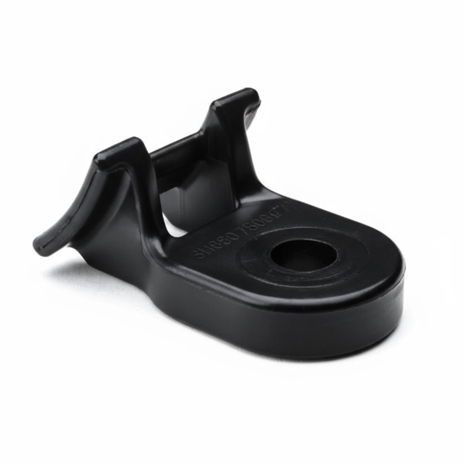 HellermannTyton HDM321HIHSUVH4 Medium Torque Cable Tie Mount, Mounting Dia. 0.3125", Max Torque 40.0 lb - ft, PA66HIRHSUV, Black, 500/pkg