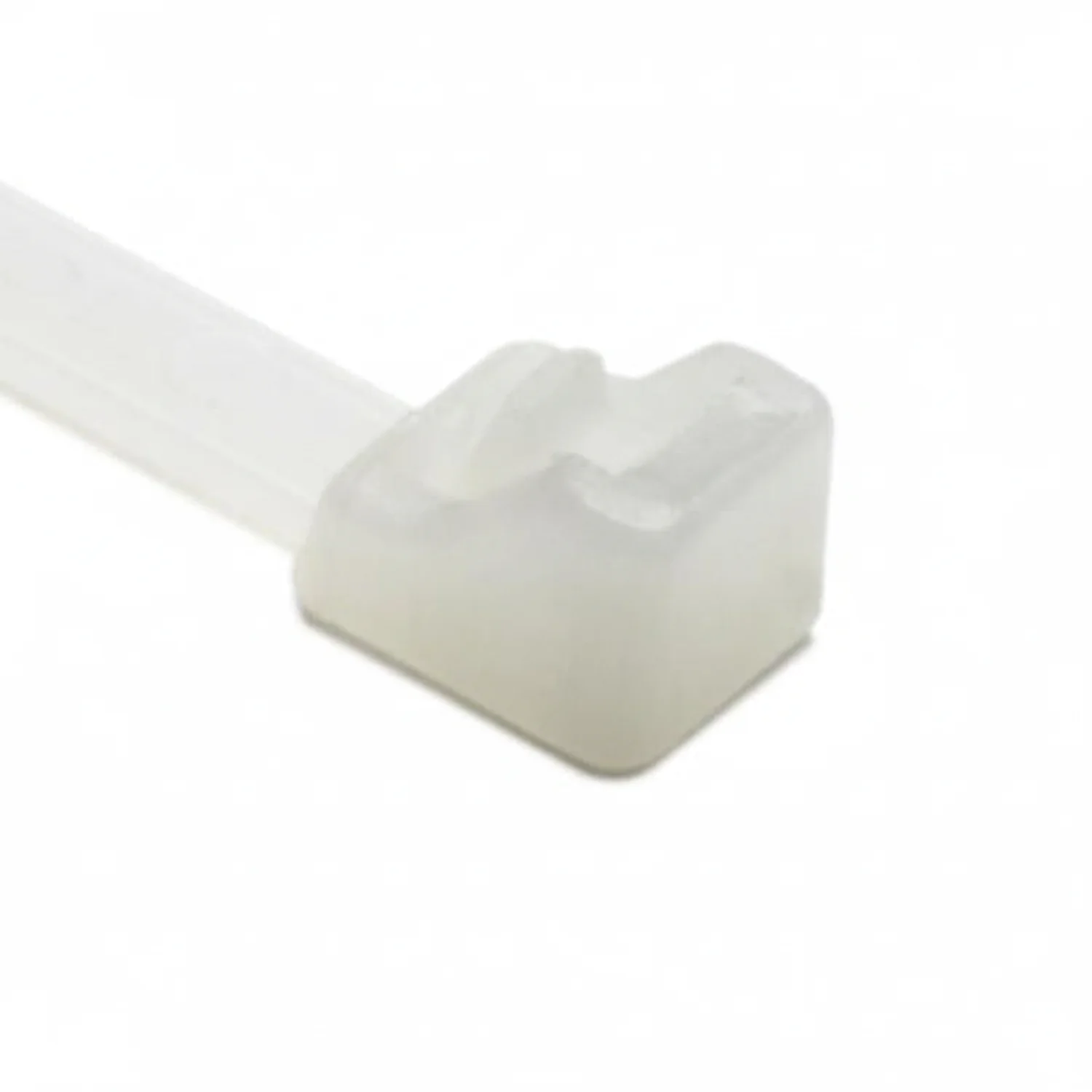 HellermannTyton RT40R9C2 Releasable Cable Tie, Release Tab, 8.5" Long, 40 lb Tensile Strength, PA66, Natural, 100/pkg