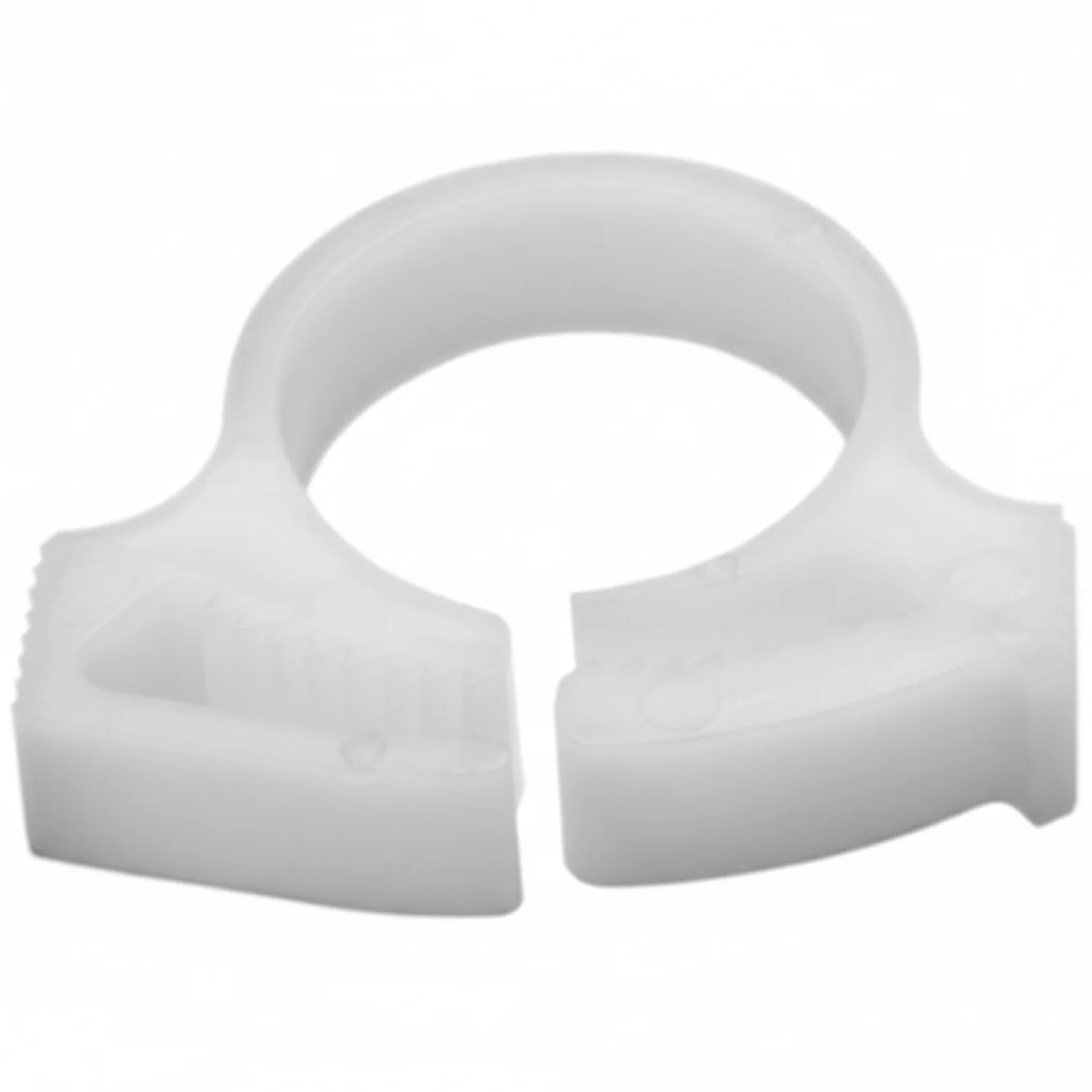 HellermannTyton SNP1010M4 Snapper Hose Clamp, .57"–.65" Bundle Diameter, POM, White, 1000/pkg
