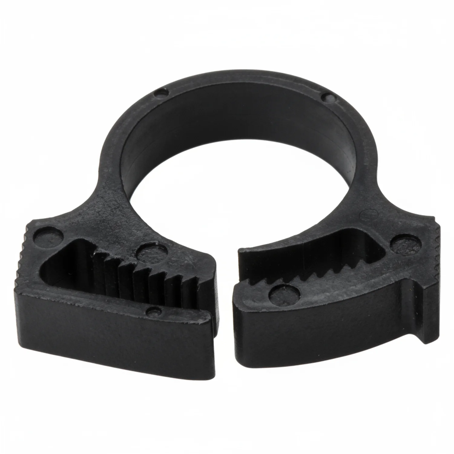 HellermannTyton SNP10GHS0M4 Snapper Hose Clamp, .57"–.65" Bundle Diameter, PA66GF13, Black, 1000/pkg