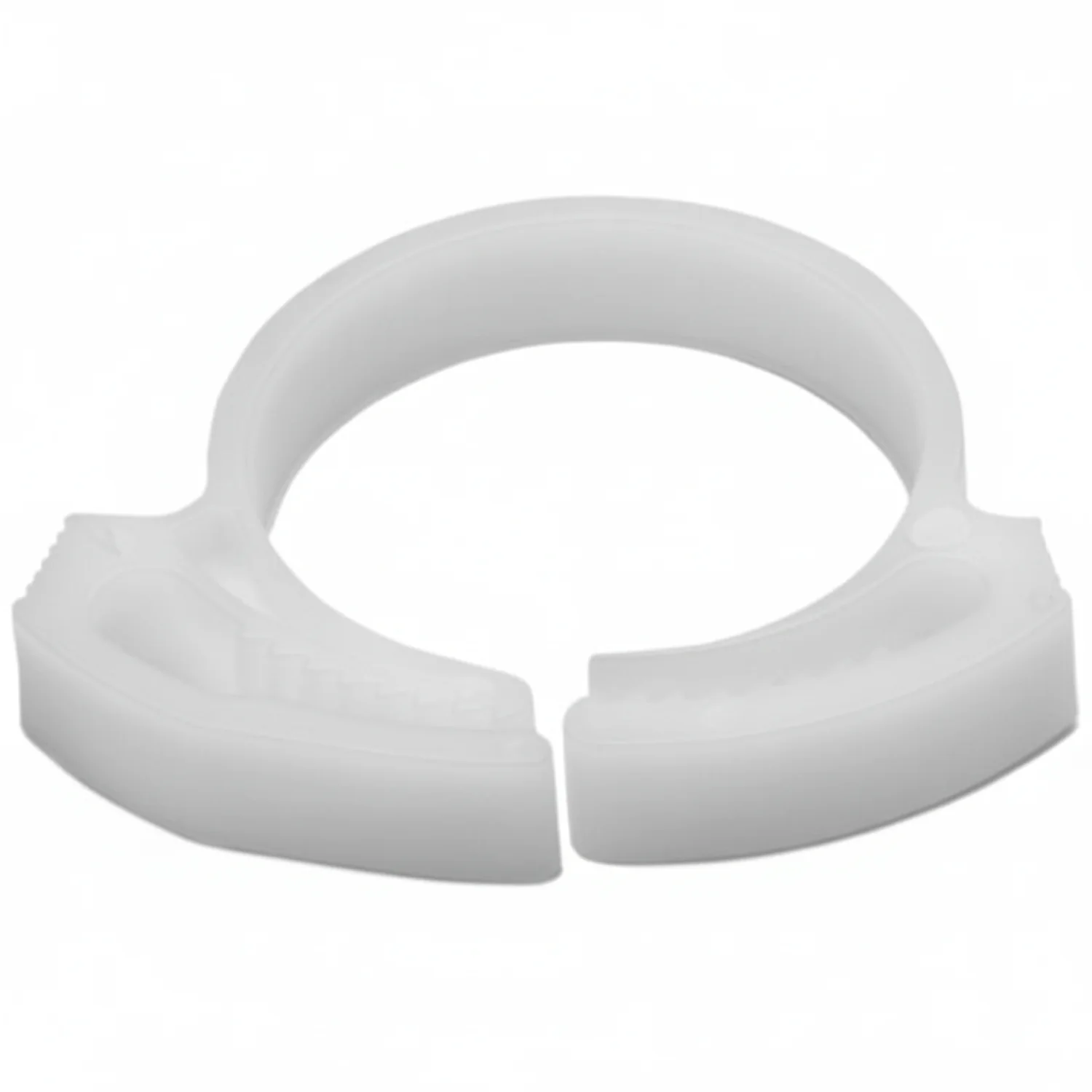 HellermannTyton SNP18A10C2 Snapper Hose Clamp, .78"–.93" Bundle Diameter, POM, White, 100/pkg