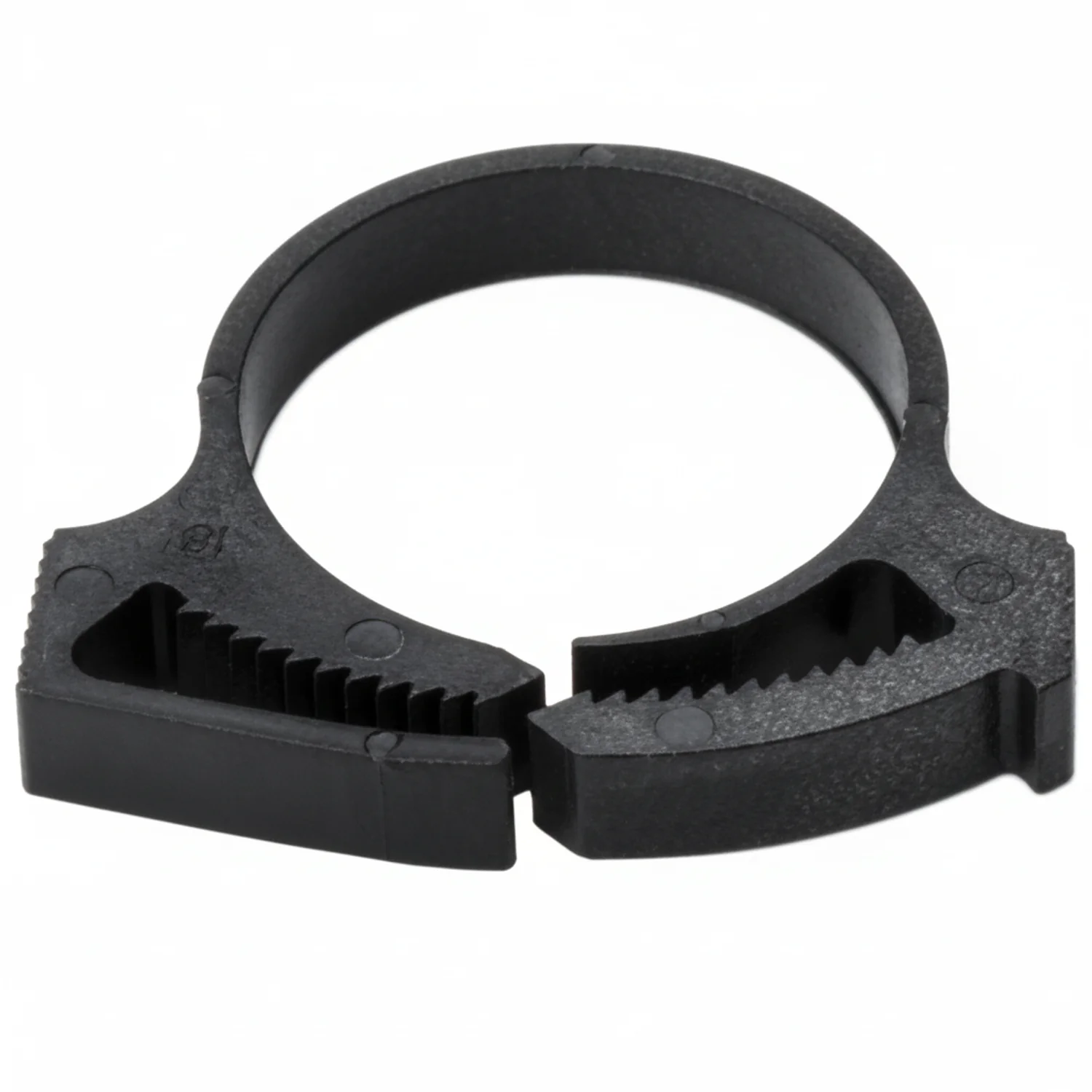 HellermannTyton SNP19GHS0C2 Snapper Hose Clamp, .96"–.97" Bundle Diameter, PA66GF13, Black, 100/pkg